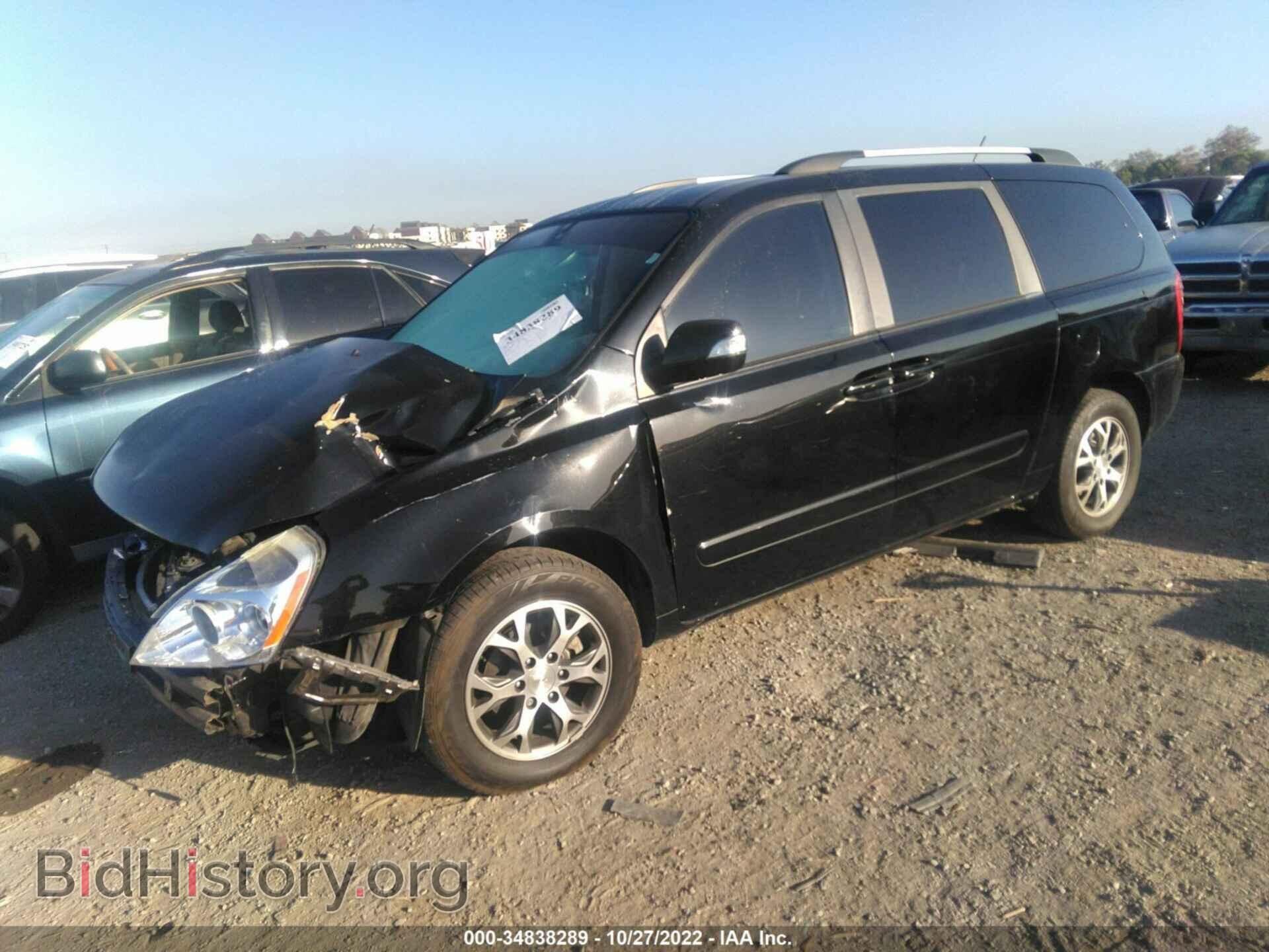 2014 KIA SEDONA - VIN: KNDMG4C78E6552962 - Фото 2