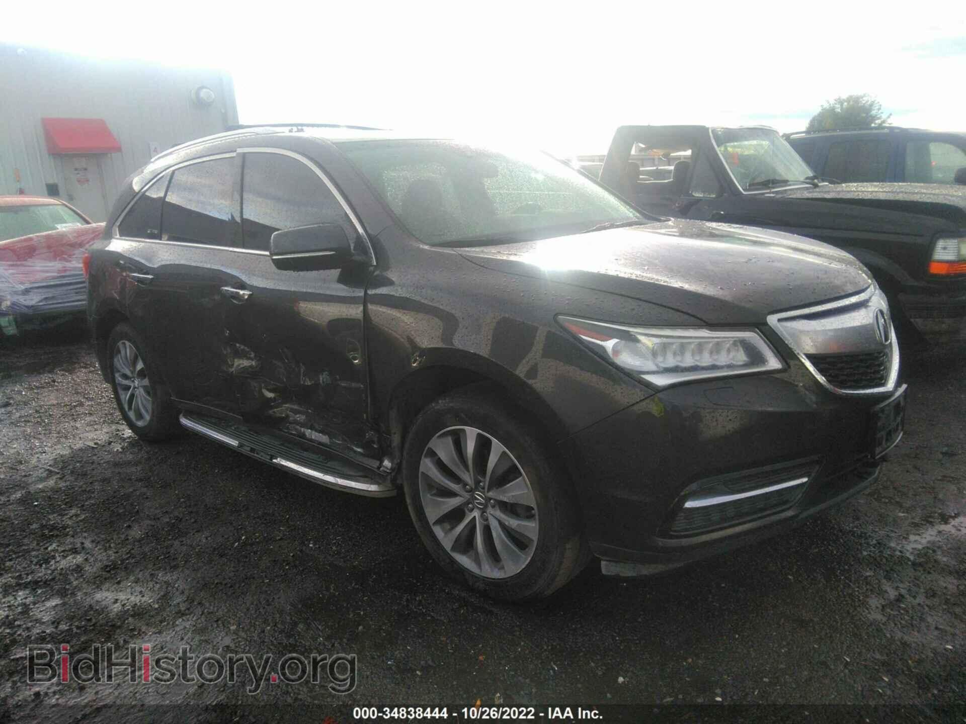 Photo 5FRYD4H68EB501541 - ACURA MDX 2014