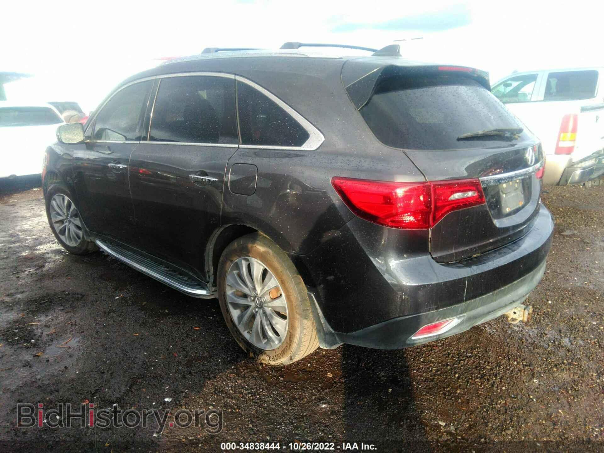 2014 ACURA MDX - VIN: 5FRYD4H68EB501541 - Фото 3