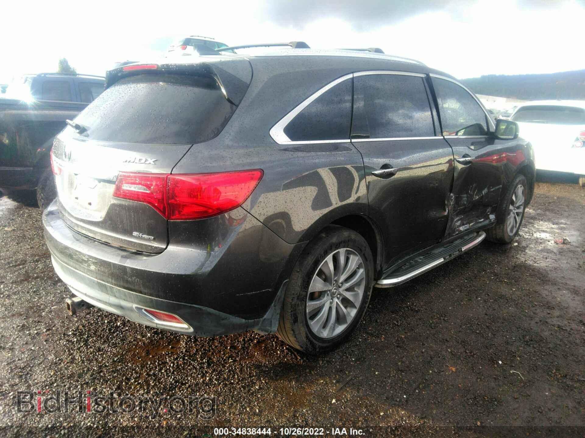 2014 ACURA MDX - VIN: 5FRYD4H68EB501541 - Фото 4