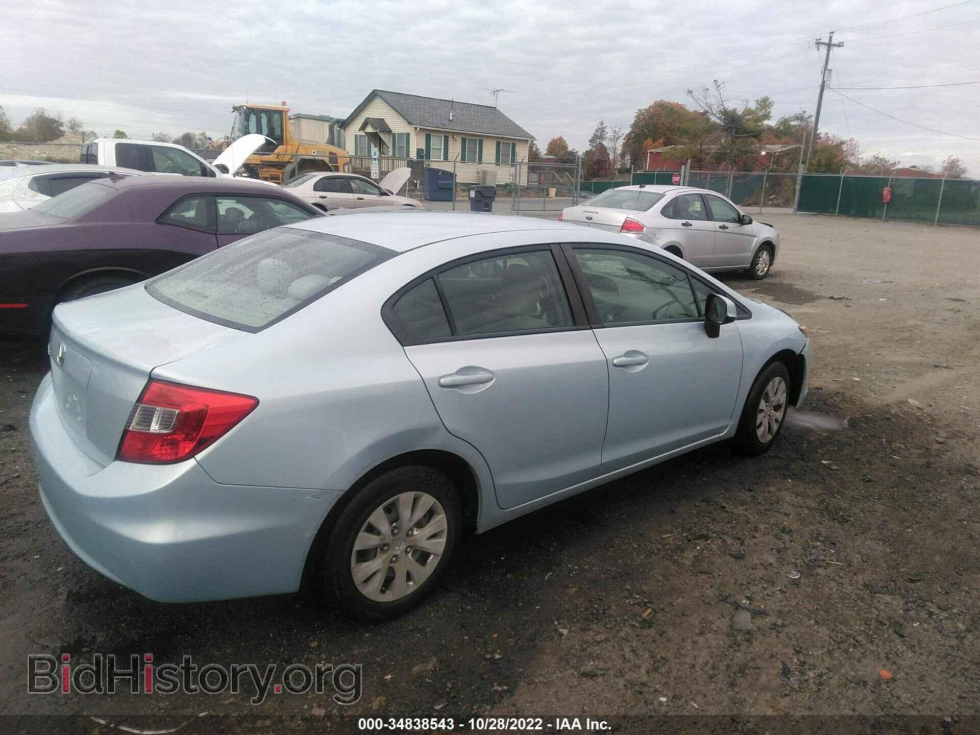 2012 HONDA CIVIC SDN - VIN: JHMFB2F50CS002549 - Фото 4