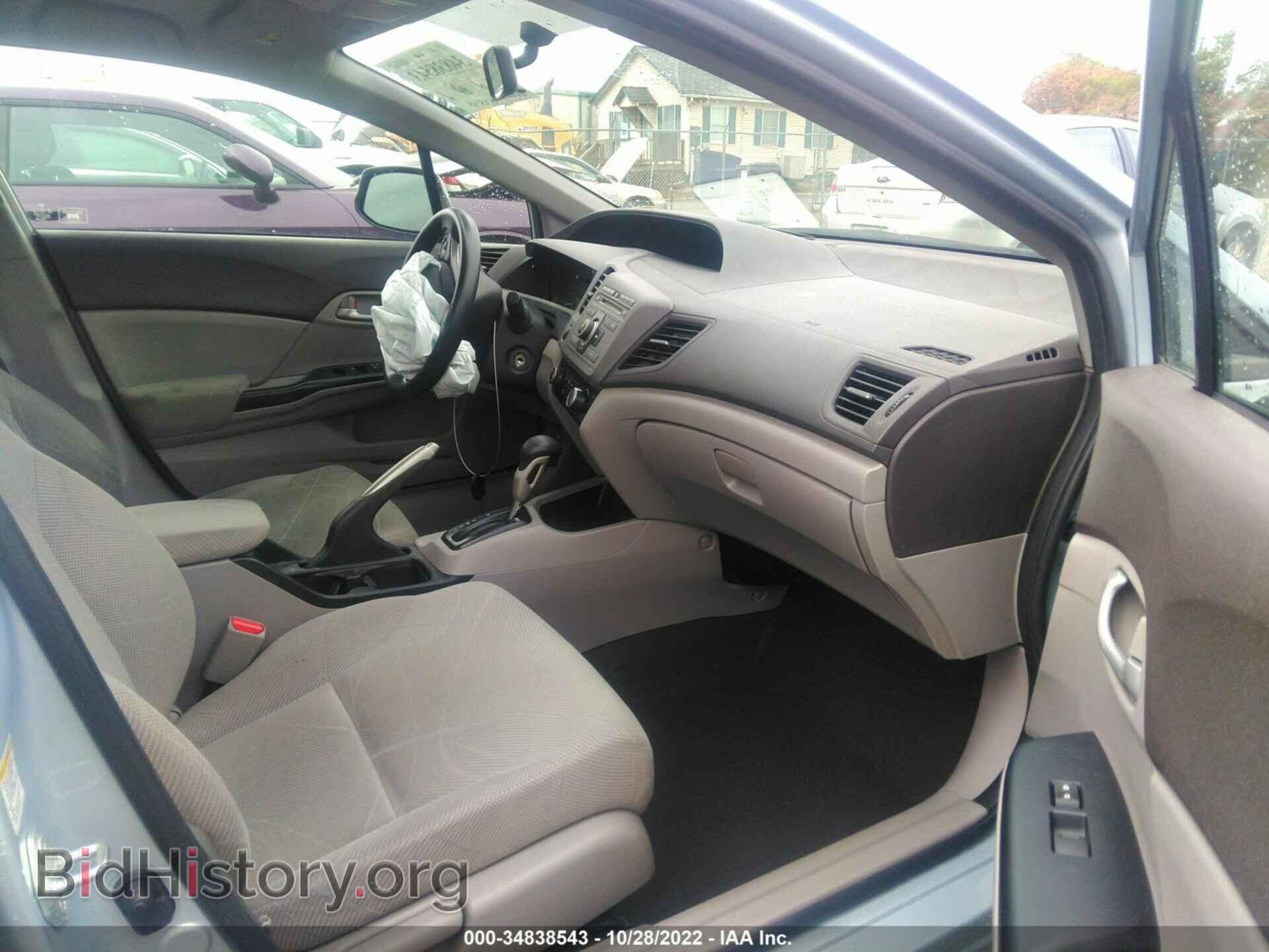 2012 HONDA CIVIC SDN - VIN: JHMFB2F50CS002549 - Фото 5