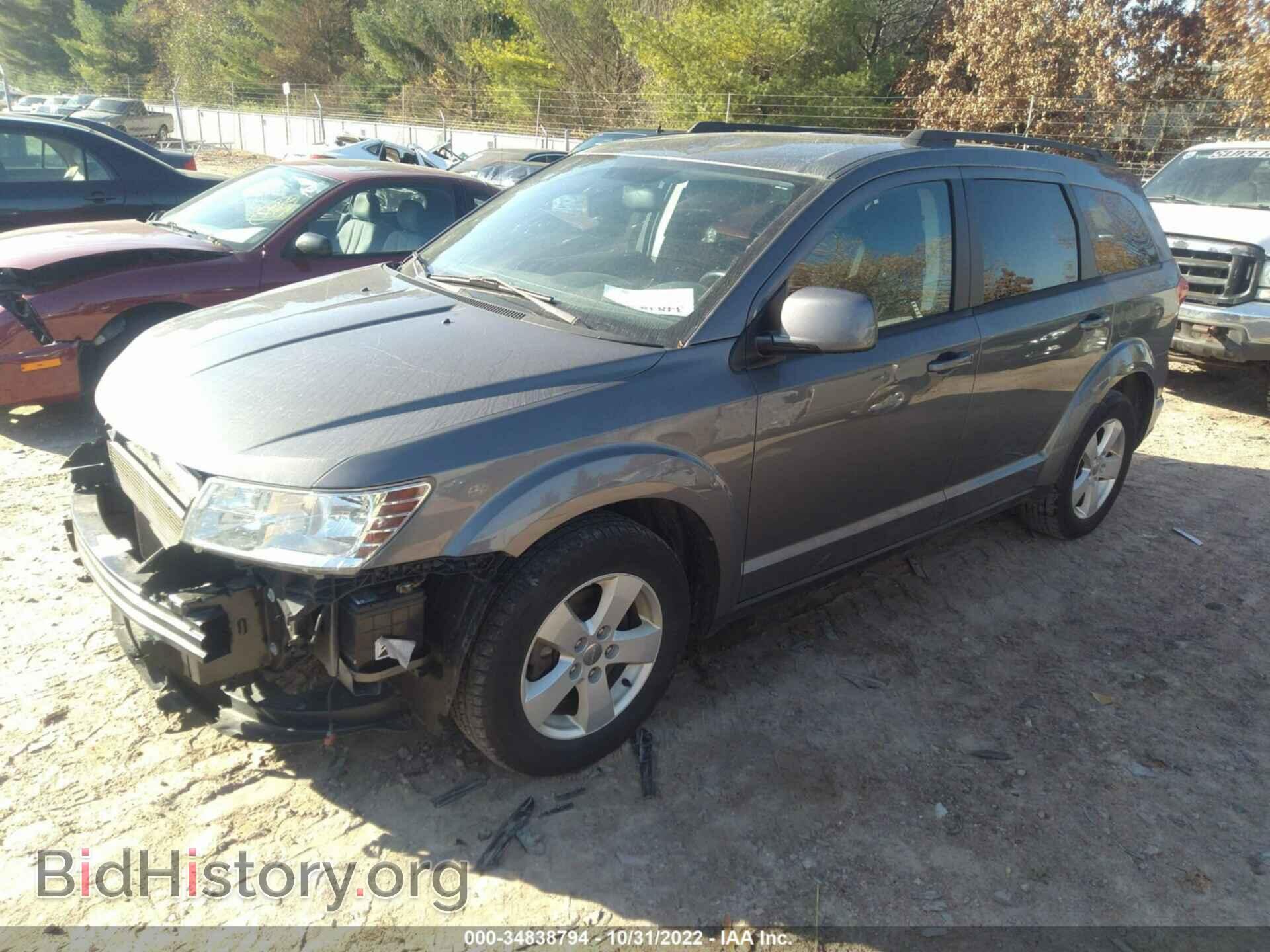 2012 DODGE JOURNEY - VIN: 3C4PDCBG3CT395541 - Фото 2