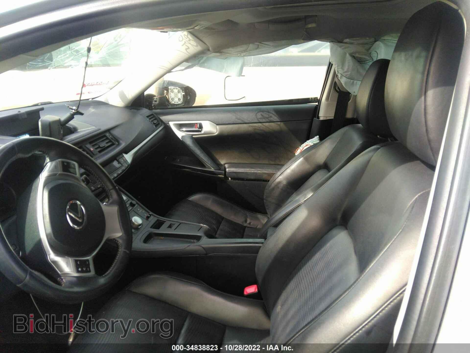 2012 LEXUS CT 200H - VIN: JTHKD5BH2C2078705 - Photo 5