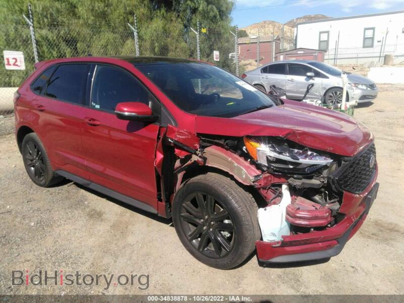 2020 Ford EDGE SEL/ST Line (VIN 2FMPK3J9XLBB56326) — фото 1 из 11, IAAI, повреждение: правая передняя часть