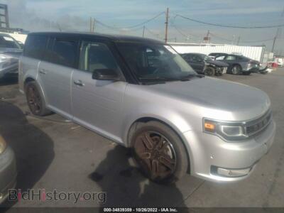 2014 Ford FLEX Limited, серебристый — VIN 2FMGK5D88EBD06161, IAAI