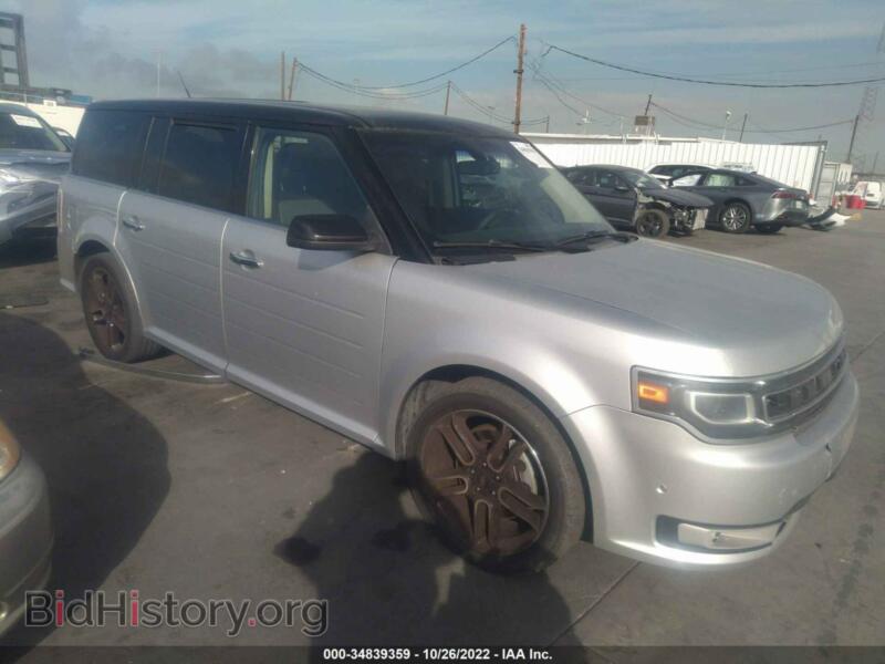 2014 Ford FLEX Limited (VIN 2FMGK5D88EBD06161) — фото 1 из 11, IAAI, повреждение: передняя и задняя часть