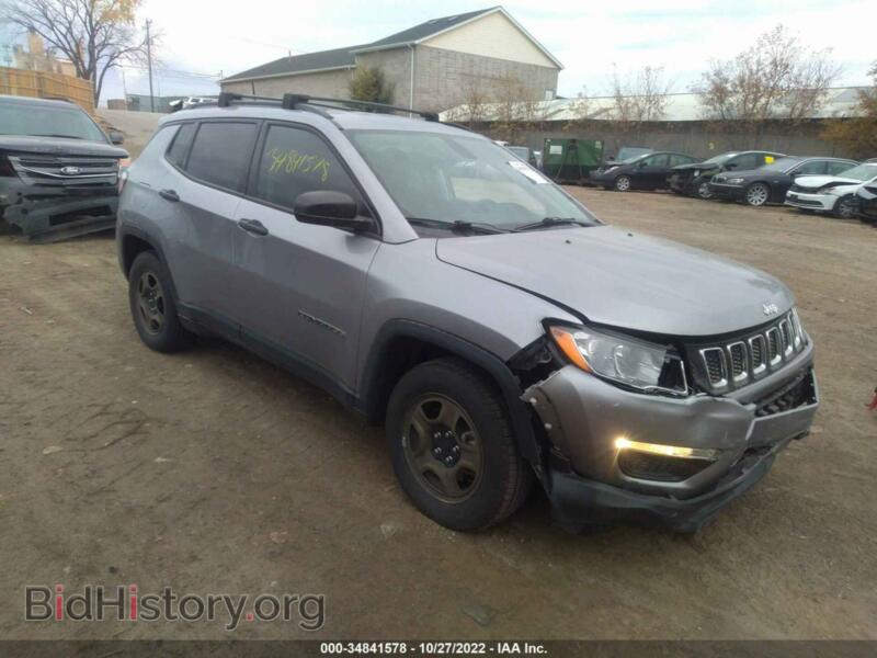 2017 Jeep COMPASS Sport (VIN 3C4NJCAB0HT658615) — photo 1 of 11, IAAI, damage: front end