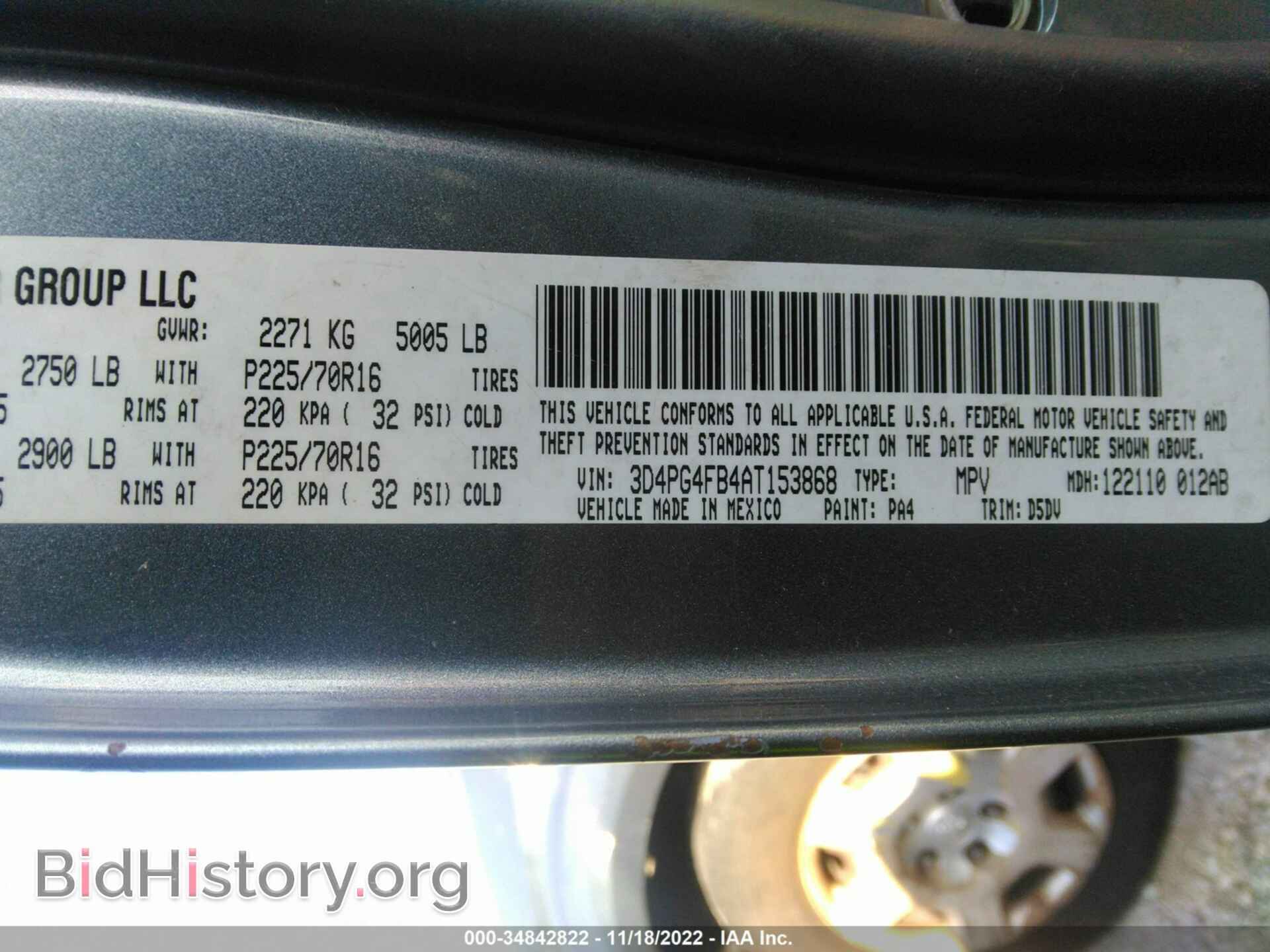 2010 DODGE JOURNEY - VIN: 3D4PG4FB4AT153868 - Фото 9