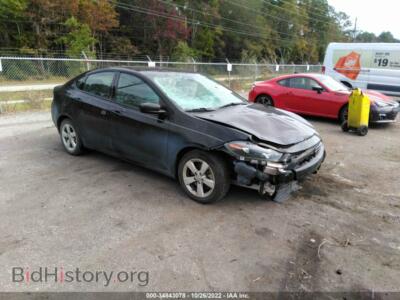 2016 Dodge DART SXT, черный — VIN 1C3CDFBB2GD680381, IAAI