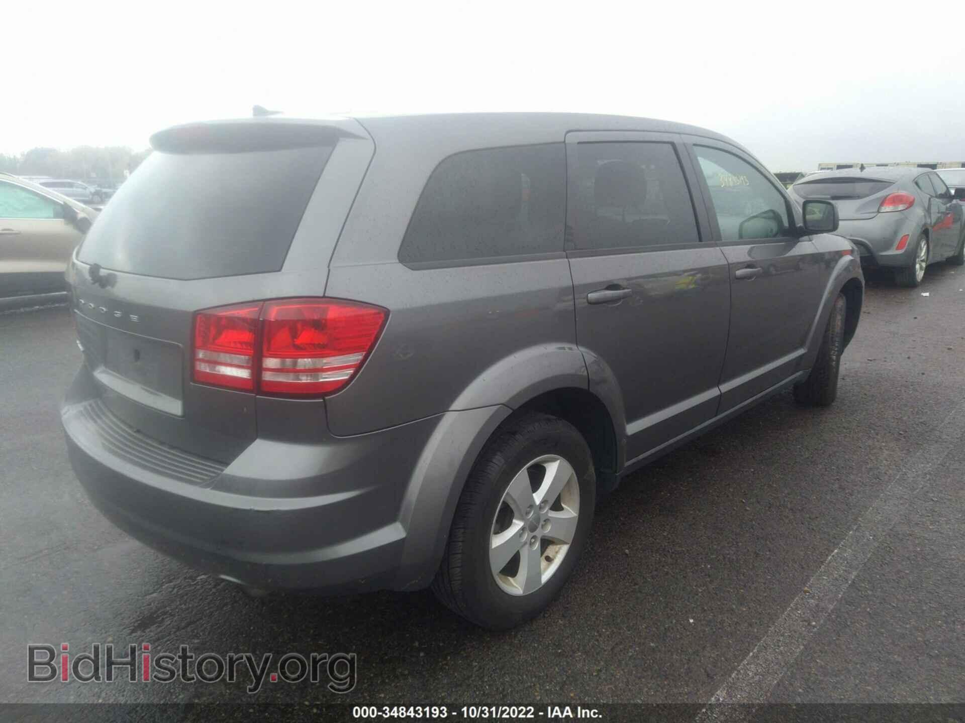 2013 DODGE JOURNEY - VIN: 3C4PDCAB4DT626227 - Фото 4