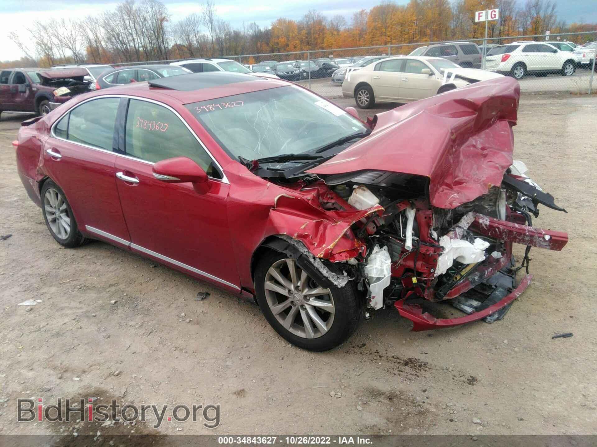 Photo JTHBK1EG4C2507389 - LEXUS ES 350 2012