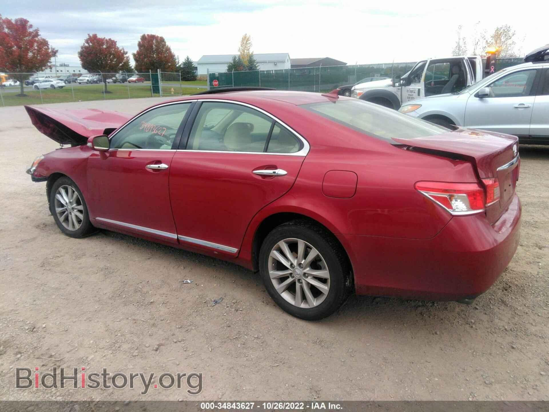 2012 LEXUS ES 350 - VIN: JTHBK1EG4C2507389 - Фото 3