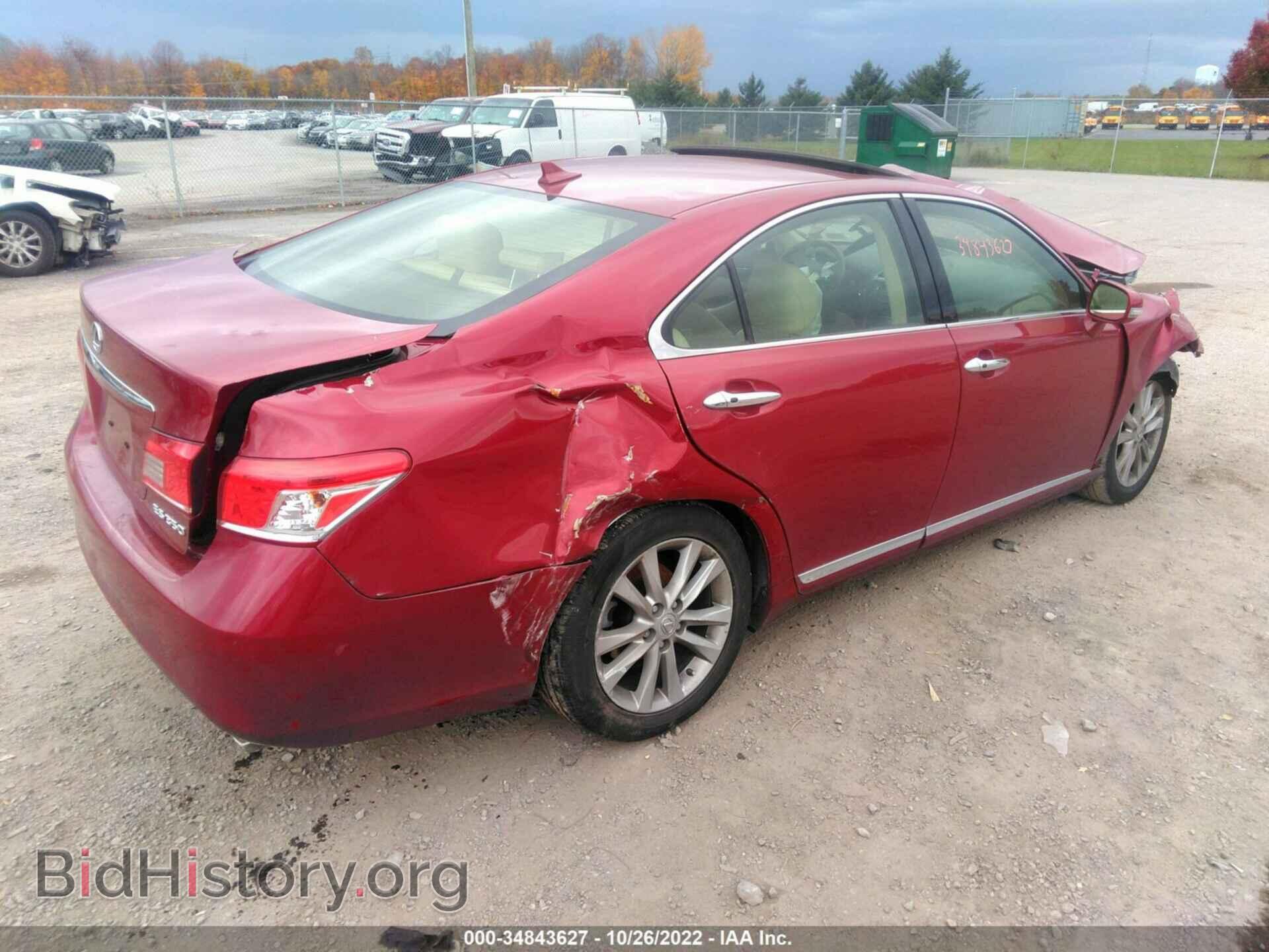 2012 LEXUS ES 350 - VIN: JTHBK1EG4C2507389 - Фото 4
