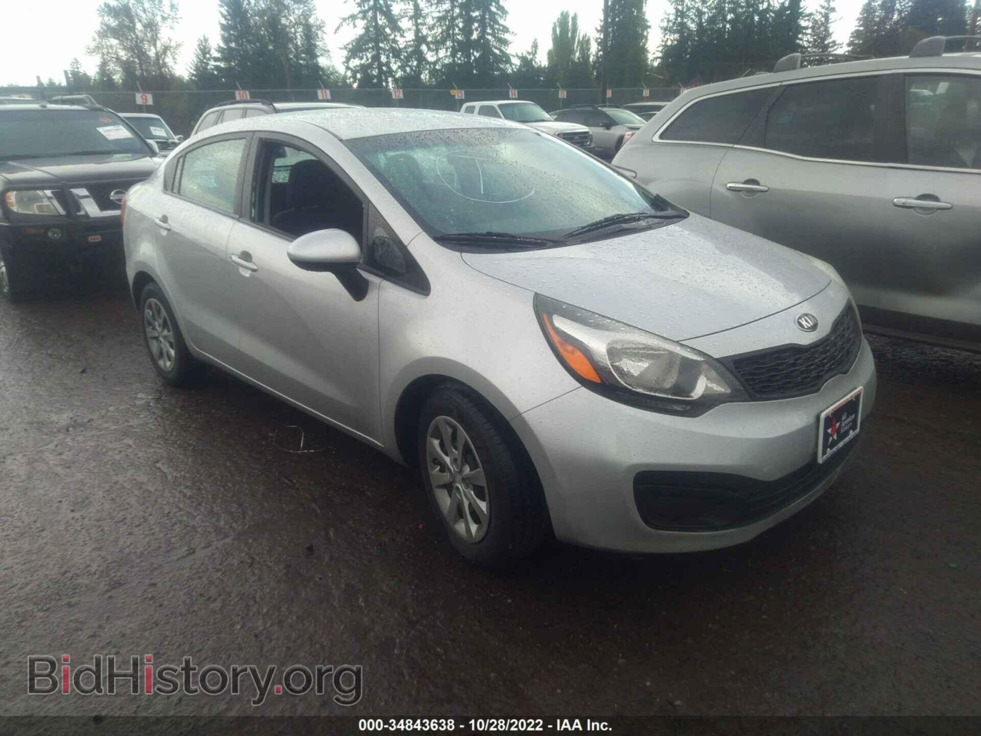 Photo KNADM4A30D6177475 - KIA RIO 2013