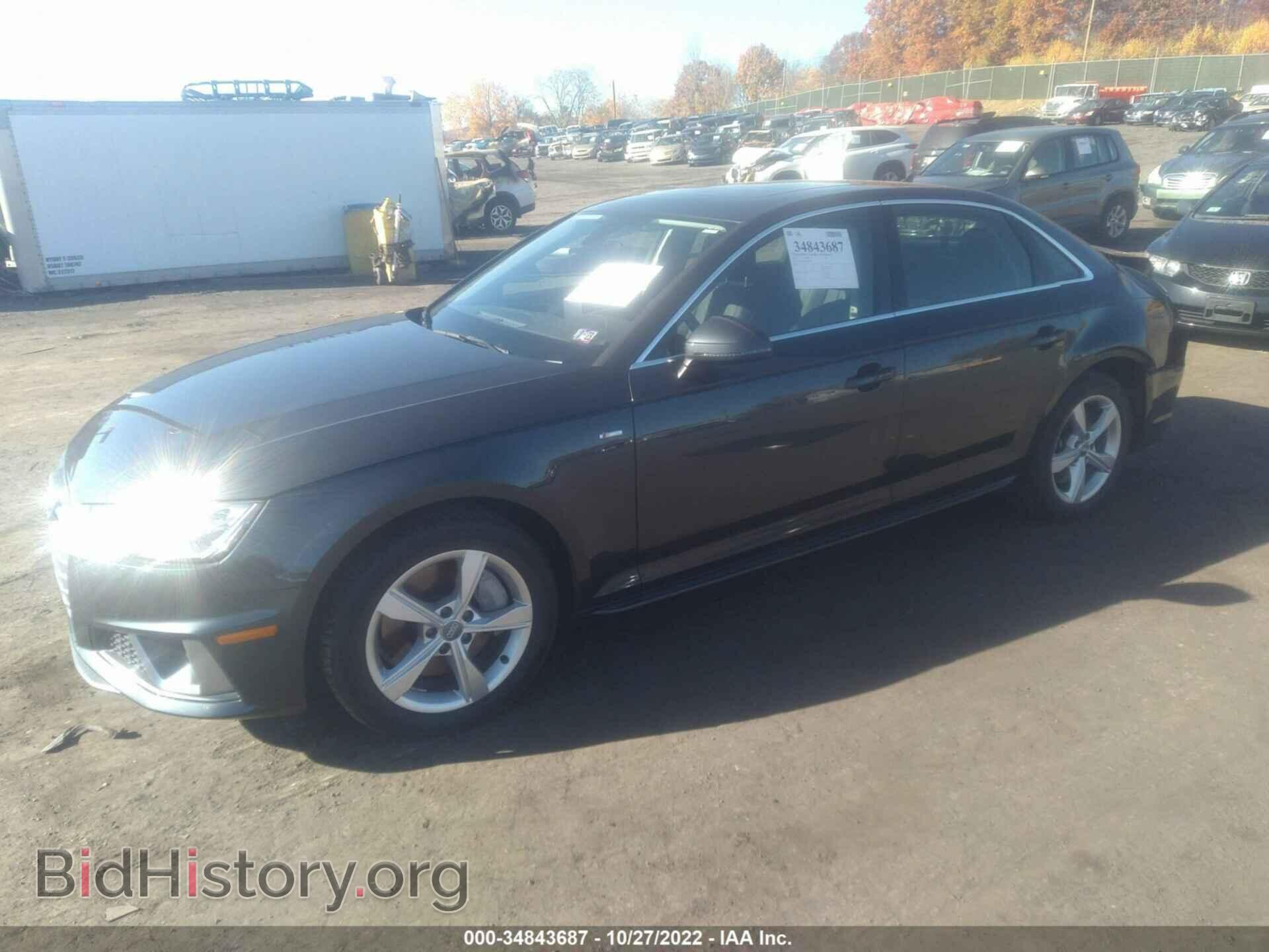 2019 AUDI A4 - VIN: WAUDNAF45KA021889 - Фото 2