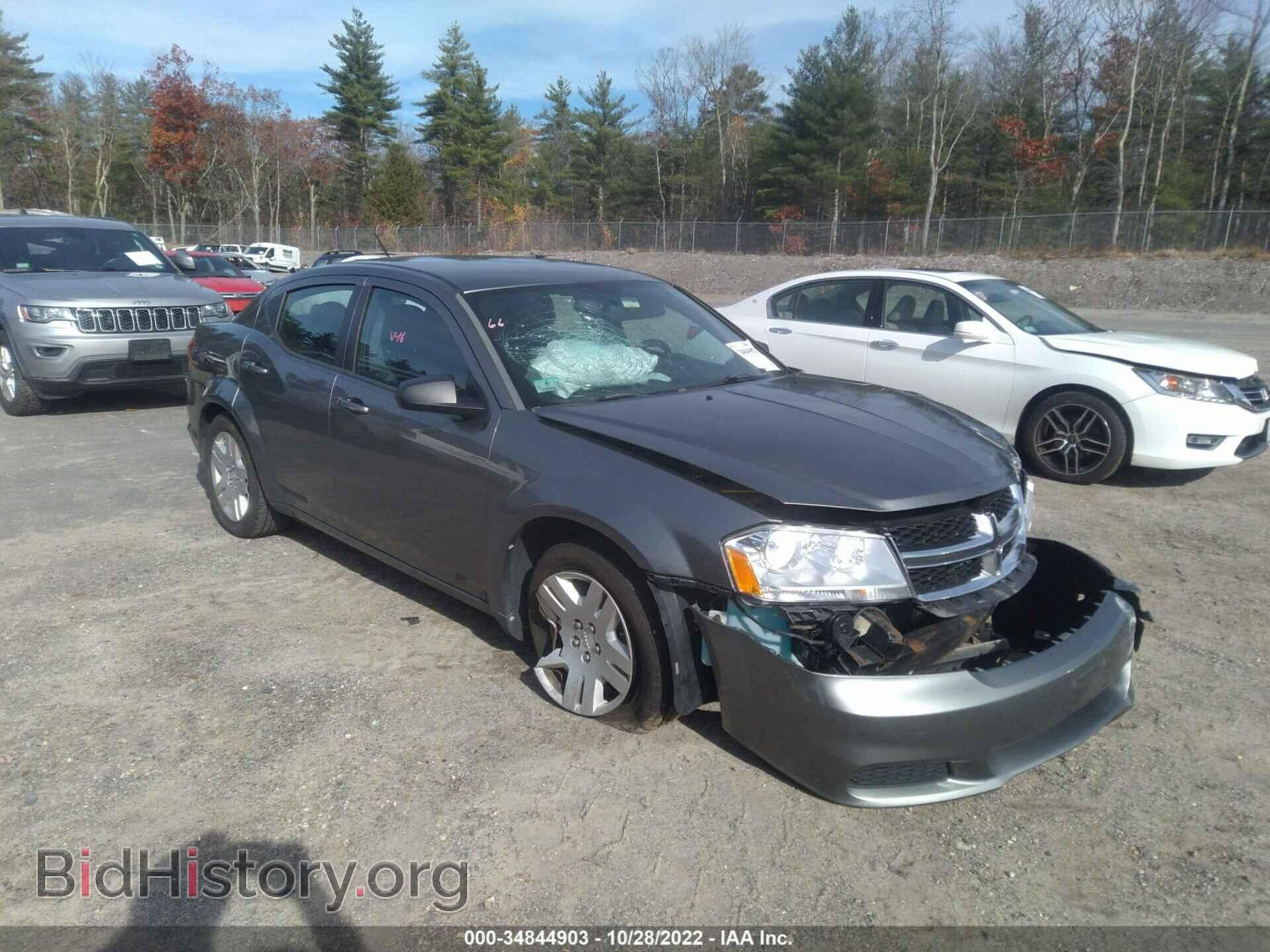 Фотография 1C3CDZAG4DN749687 - DODGE AVENGER 2013