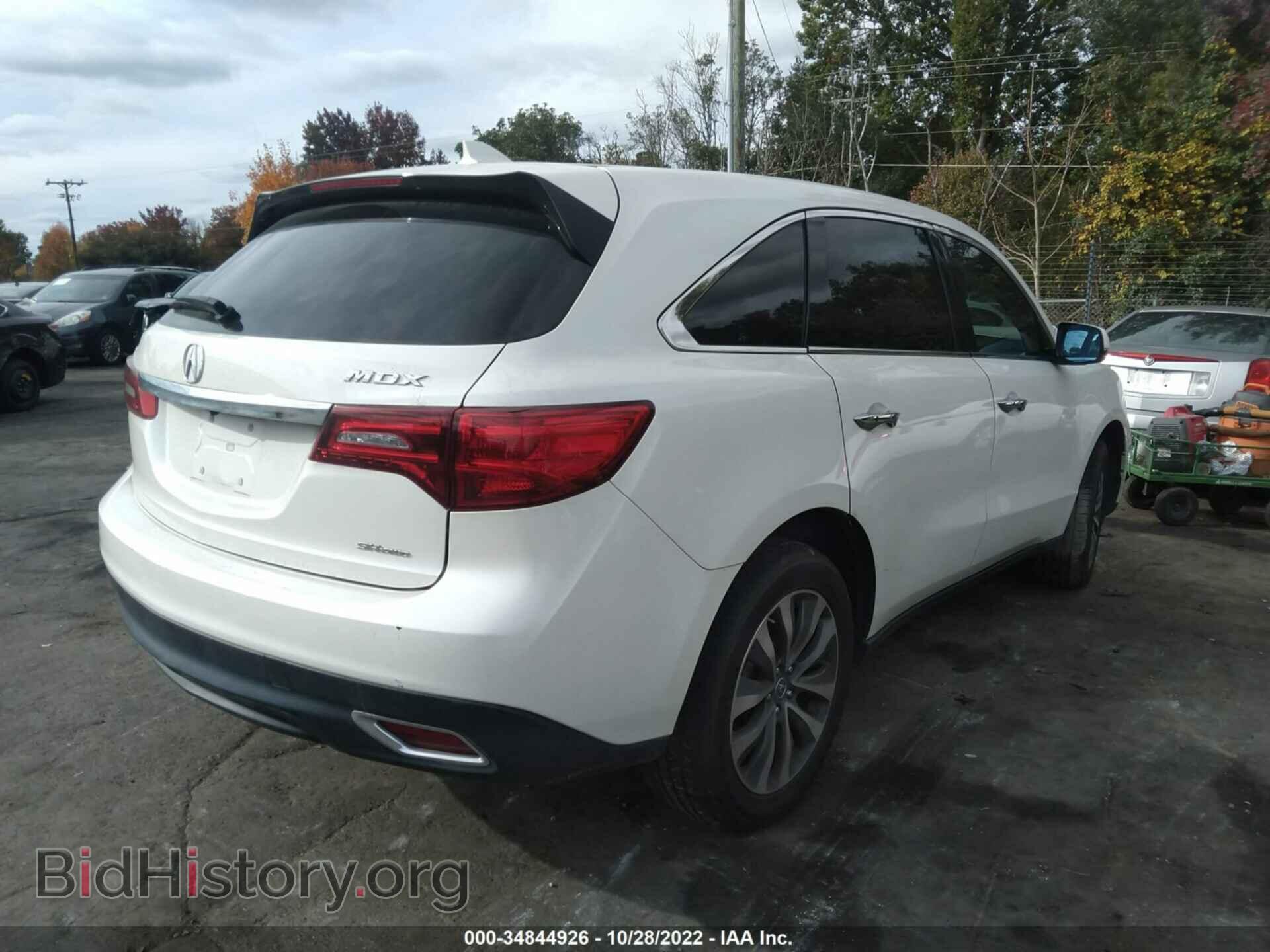 2016 ACURA MDX - VIN: 5FRYD4H46GB018440 - Фото 4
