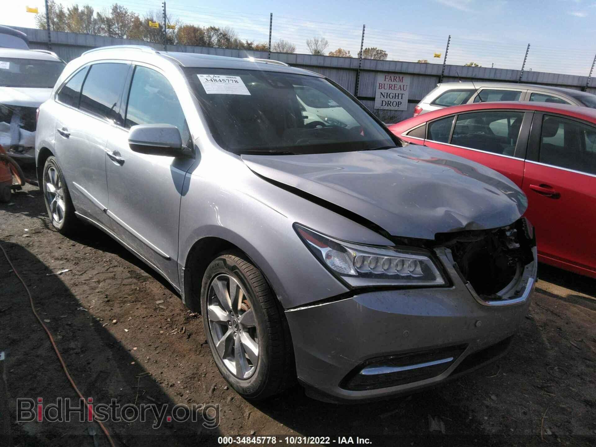 Photo 5FRYD3H93GB016392 - ACURA MDX 2016
