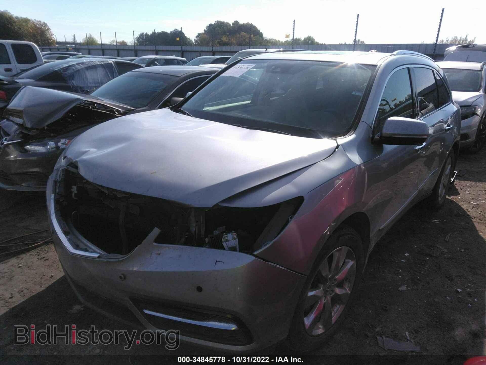 2016 ACURA MDX - VIN: 5FRYD3H93GB016392 - Фото 2