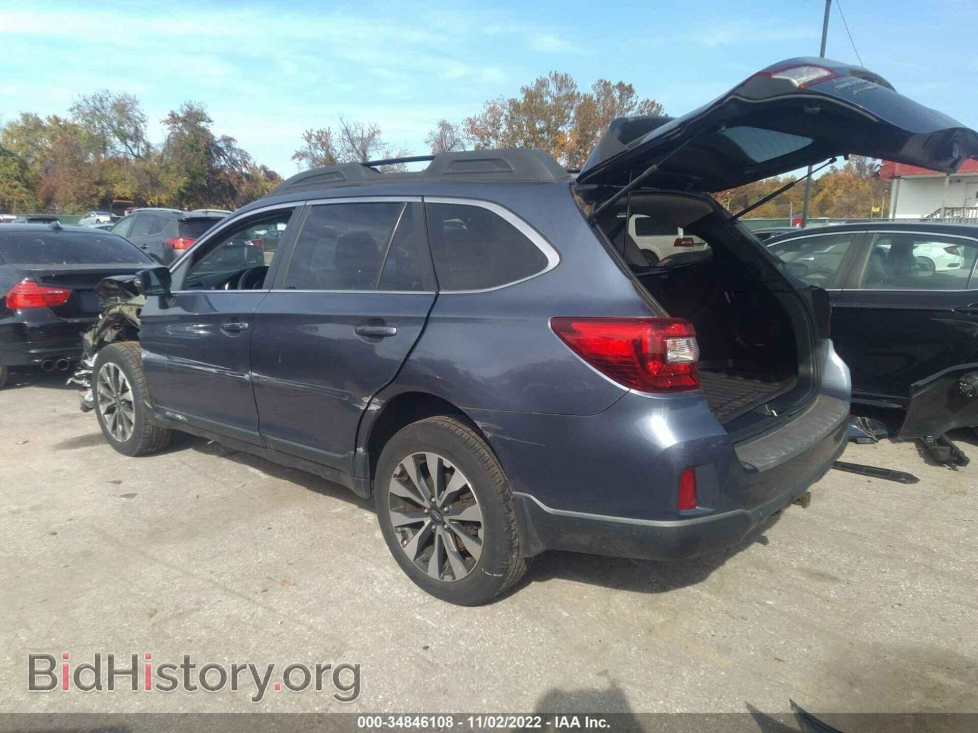 2015 SUBARU OUTBACK - VIN: 4S4BSEJC4F3205946 - Фото 3