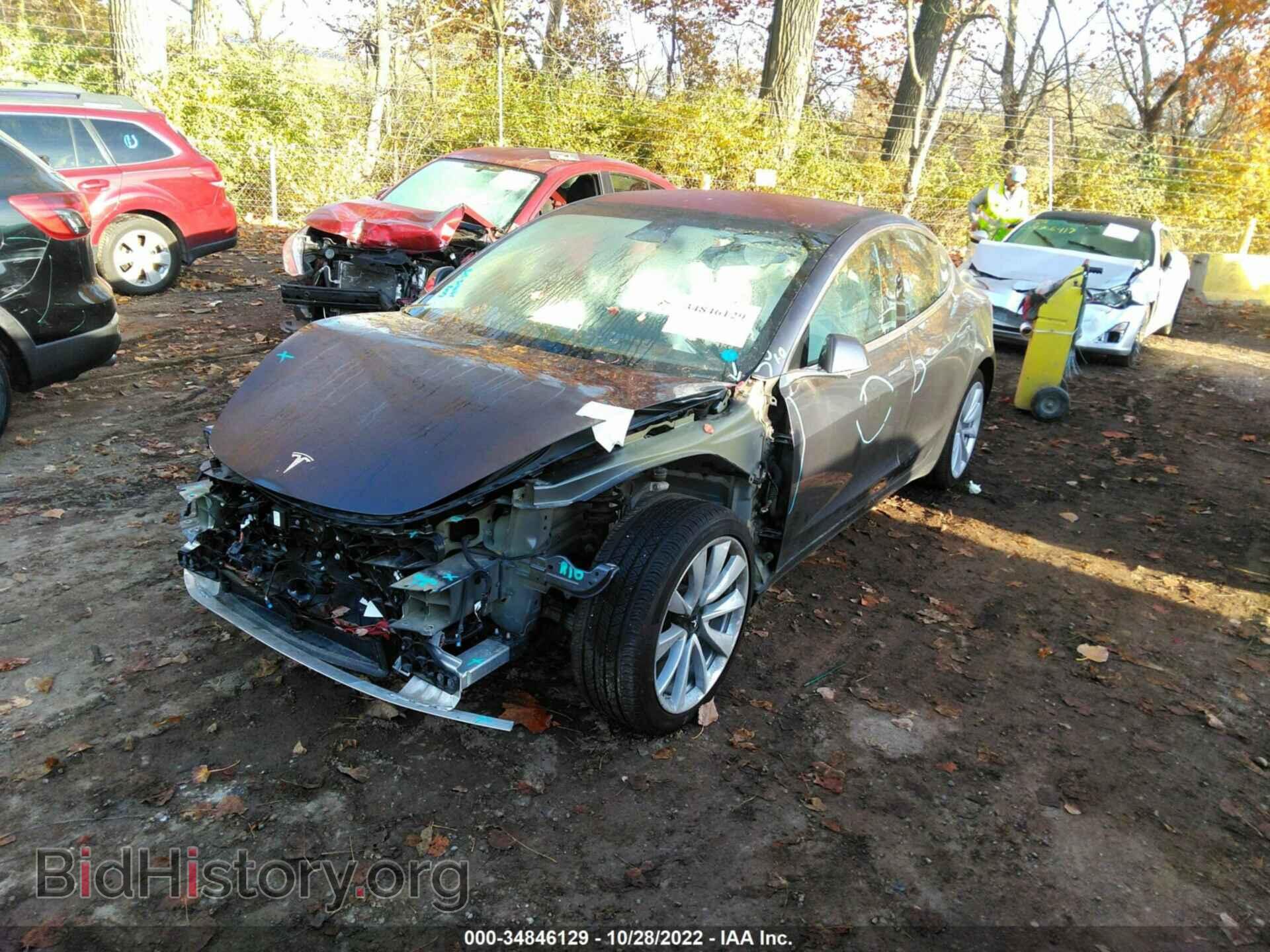 2018 TESLA MODEL 3 - VIN: 5YJ3E1EB5JF100516 - Фото 2
