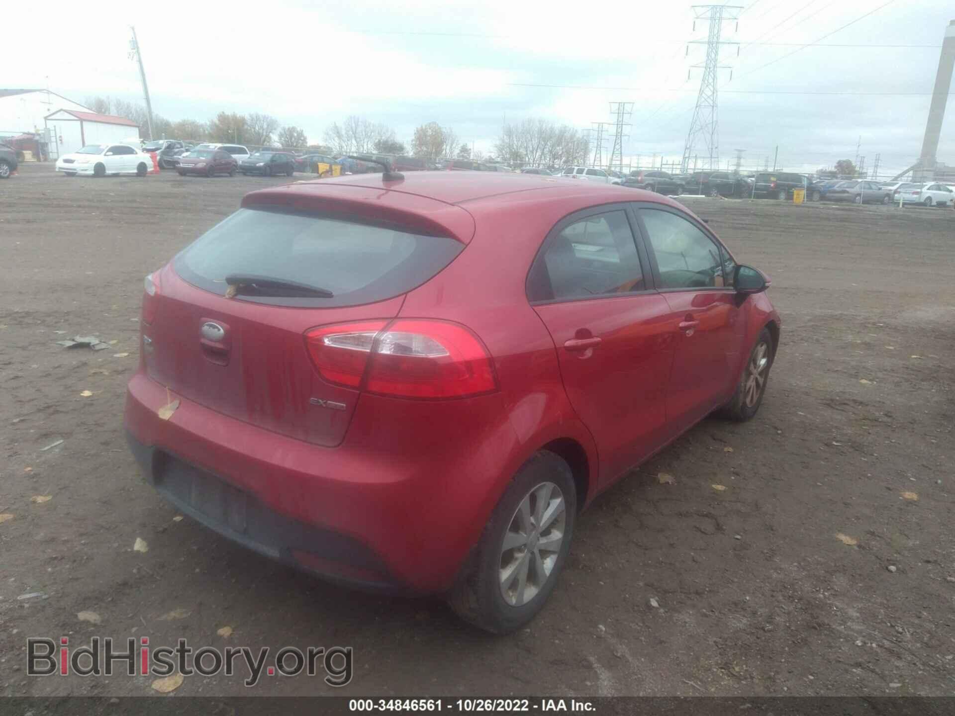 2013 KIA RIO - VIN: KNADN5A3XD6310133 - Фото 4