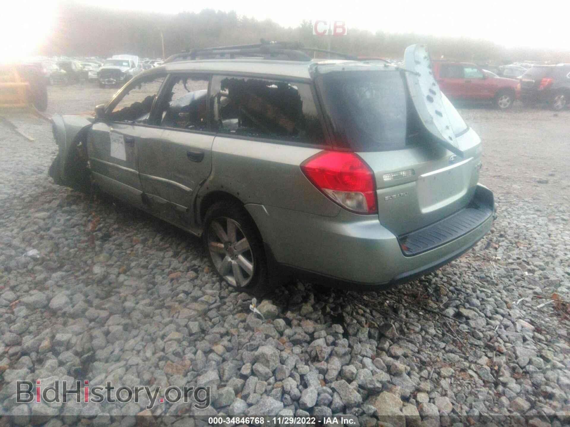 2009 SUBARU OUTBACK - VIN: 4S4BP61C196342448 - Фото 3
