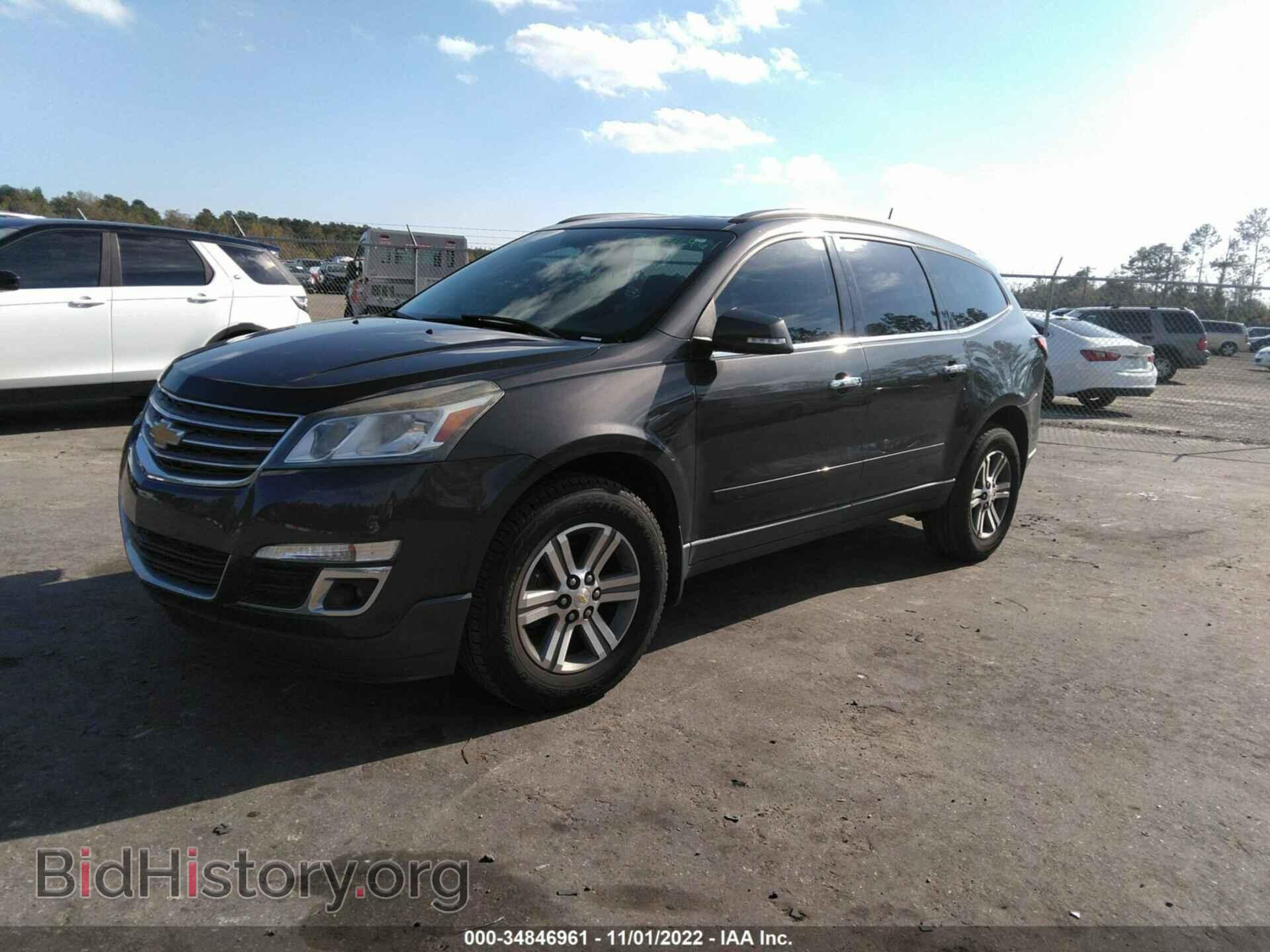 2015 CHEVROLET TRAVERSE - VIN: 1GNKRHKD5FJ387068 - Фото 2