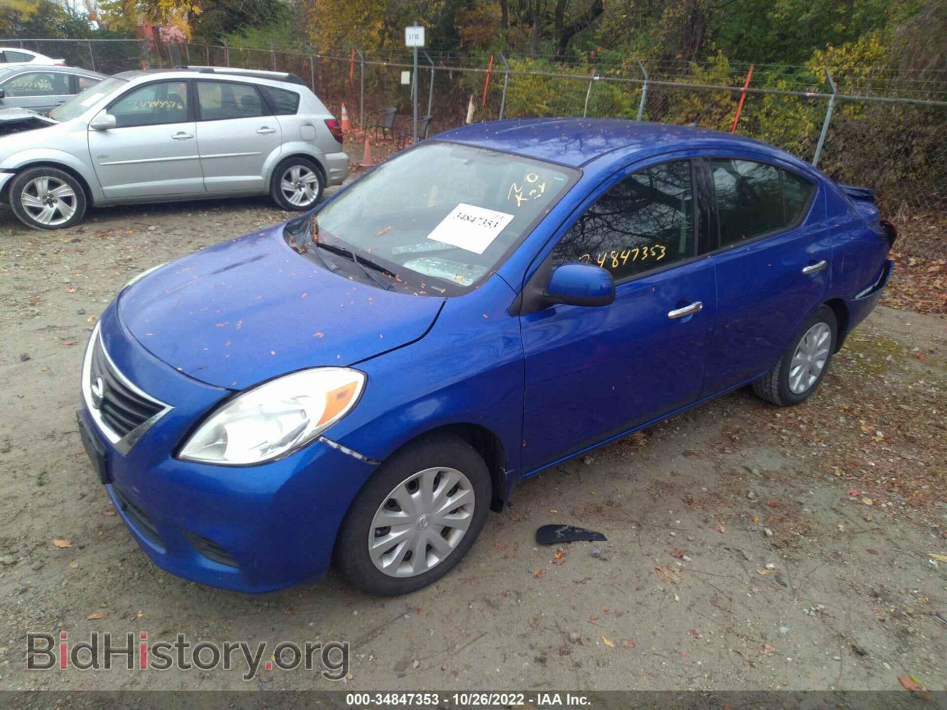 2014 NISSAN VERSA - VIN: 3N1CN7AP1EL813444 - Фото 2
