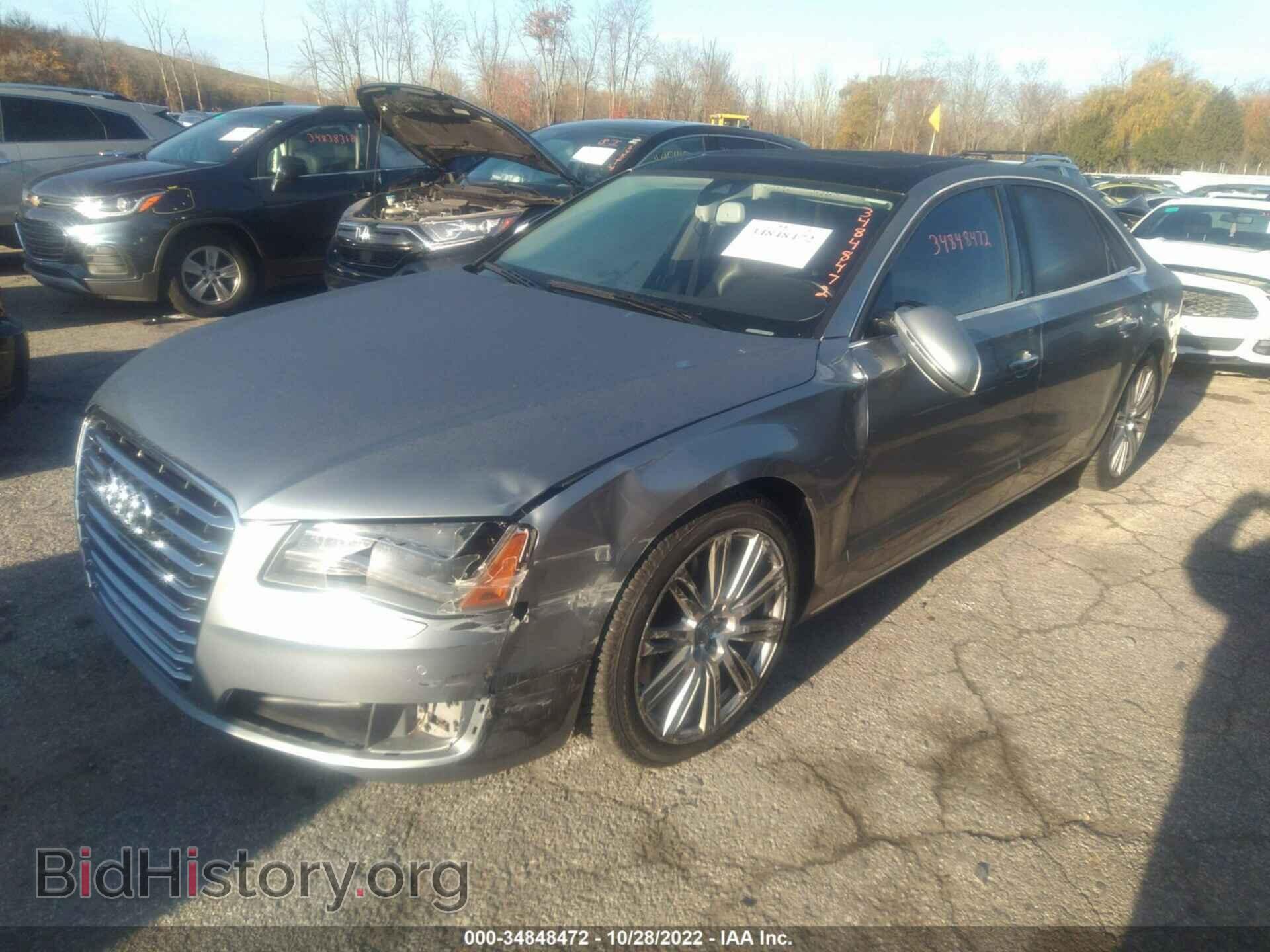 2013 AUDI A8 L - VIN: WAUR2AFD3DN014627 - Фото 2