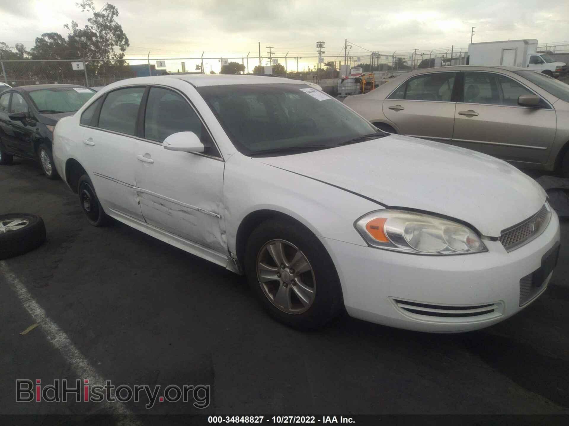 Photo 2G1WF5E36C1225498 - CHEVROLET IMPALA 2012
