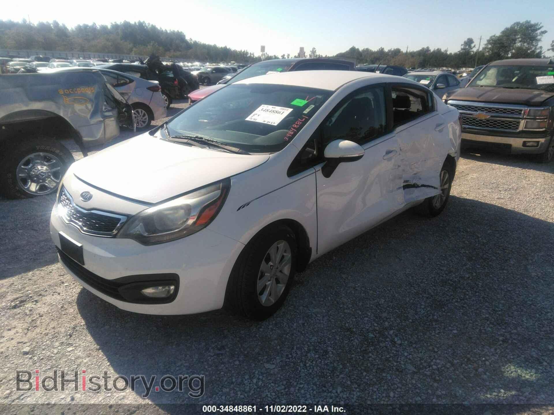2012 KIA RIO - VIN: KNADN4A36C6048474 - Фото 2