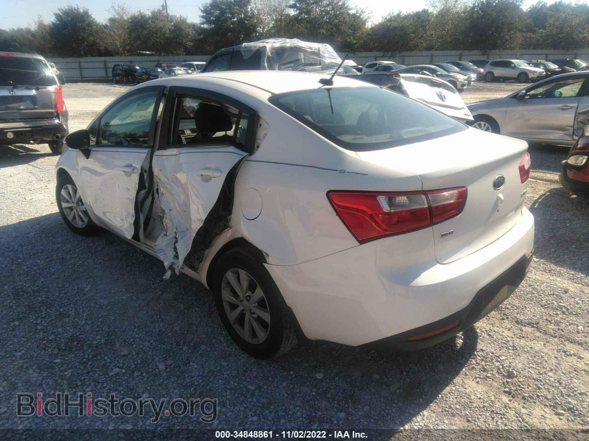 2012 KIA RIO - VIN: KNADN4A36C6048474 - Фото 3