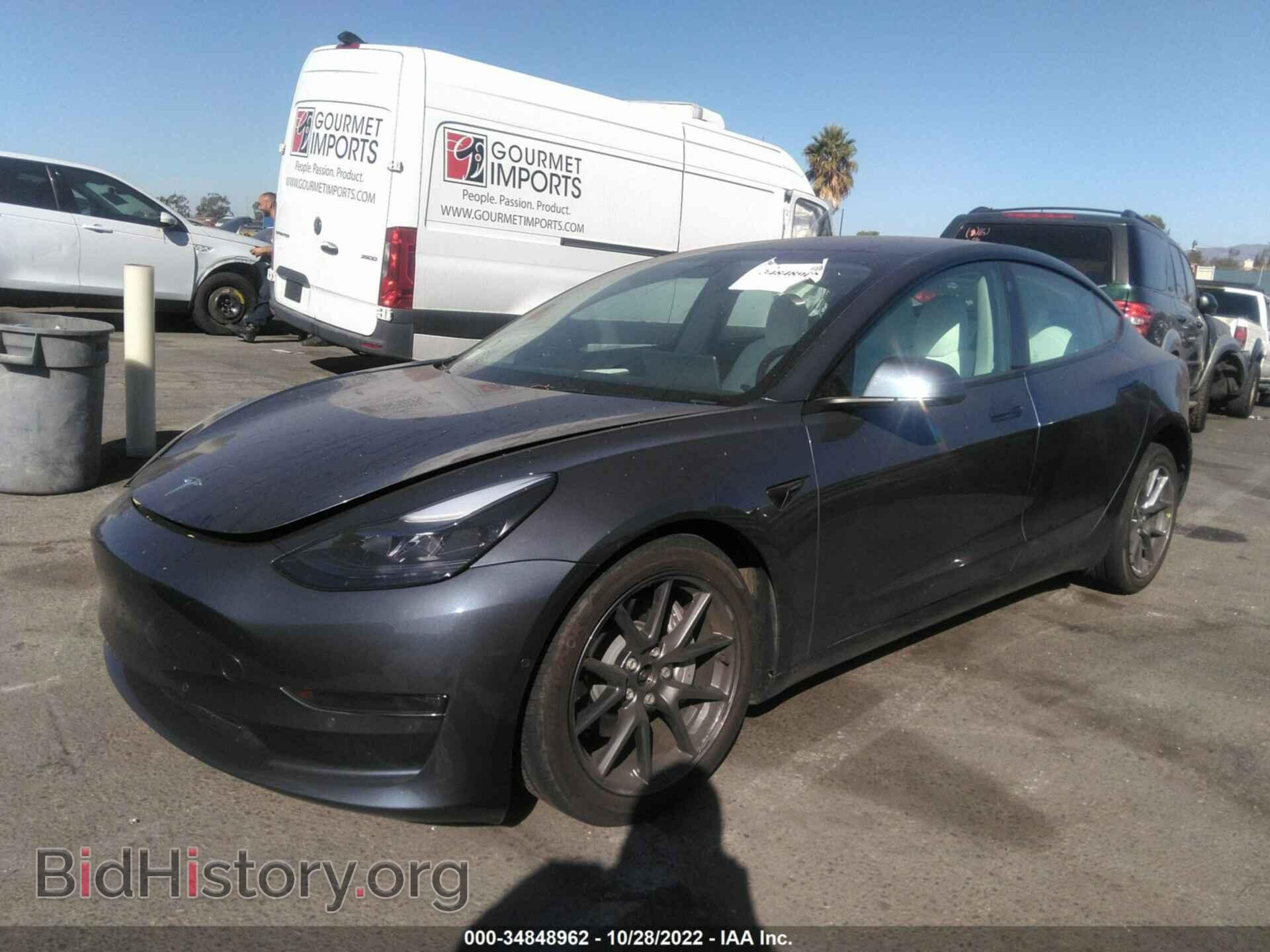 2022 TESLA MODEL 3 - VIN: 5YJ3E1EB2NF338491 - Фото 2