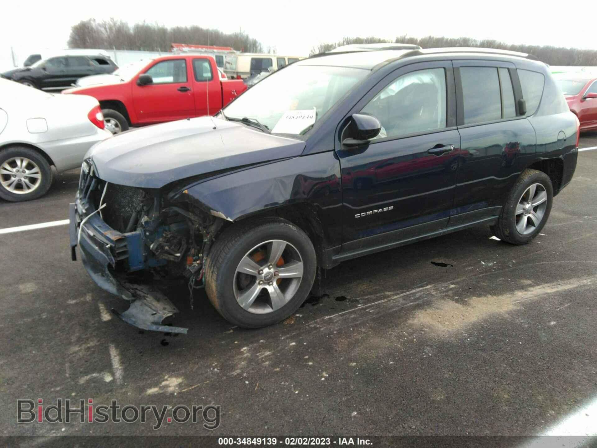 2016 JEEP COMPASS - VIN: 1C4NJDEB3GD793396 - Фото 2