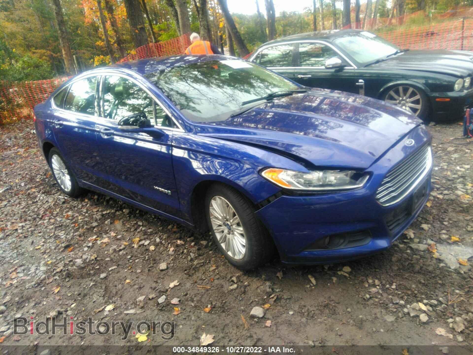 Фотография 3FA6P0LU8DR368619 - FORD FUSION 2013