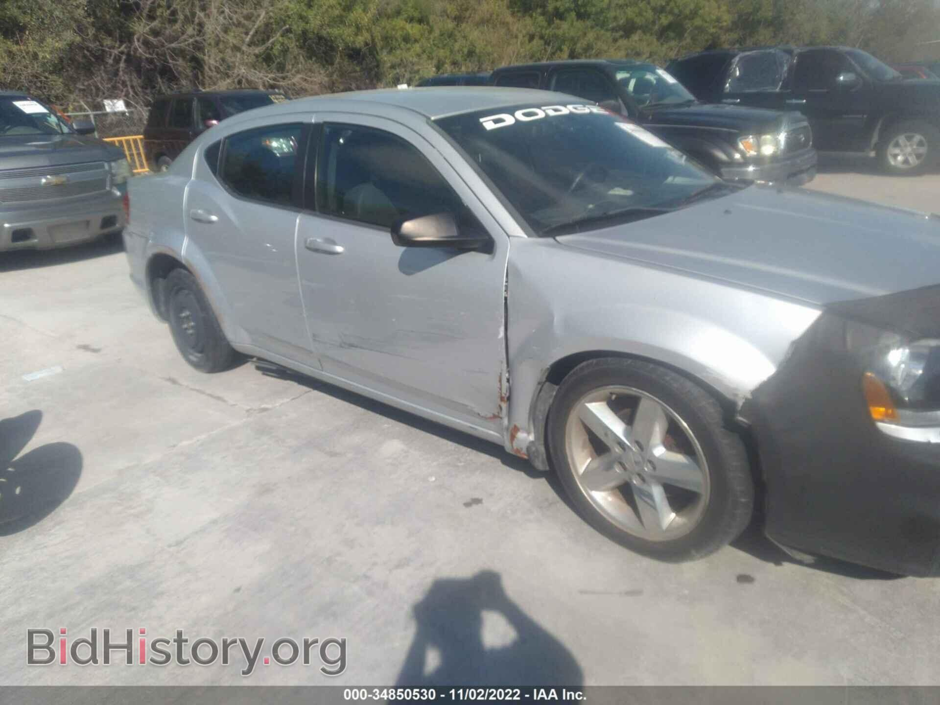 Photo 1C3CDZAB2CN157675 - DODGE AVENGER 2012