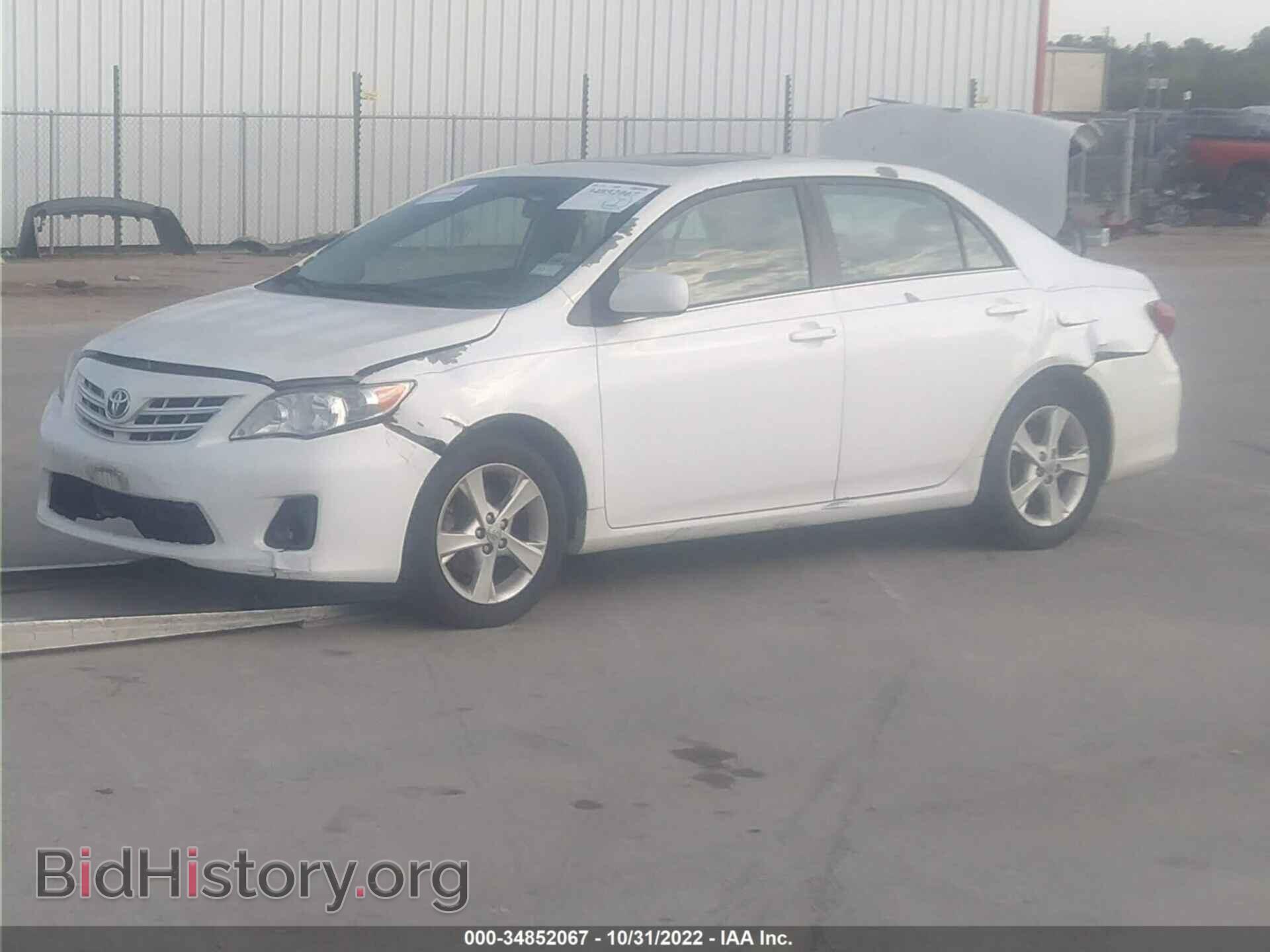 2013 TOYOTA COROLLA - VIN: 5YFBU4EE5DP108778 - Фото 2