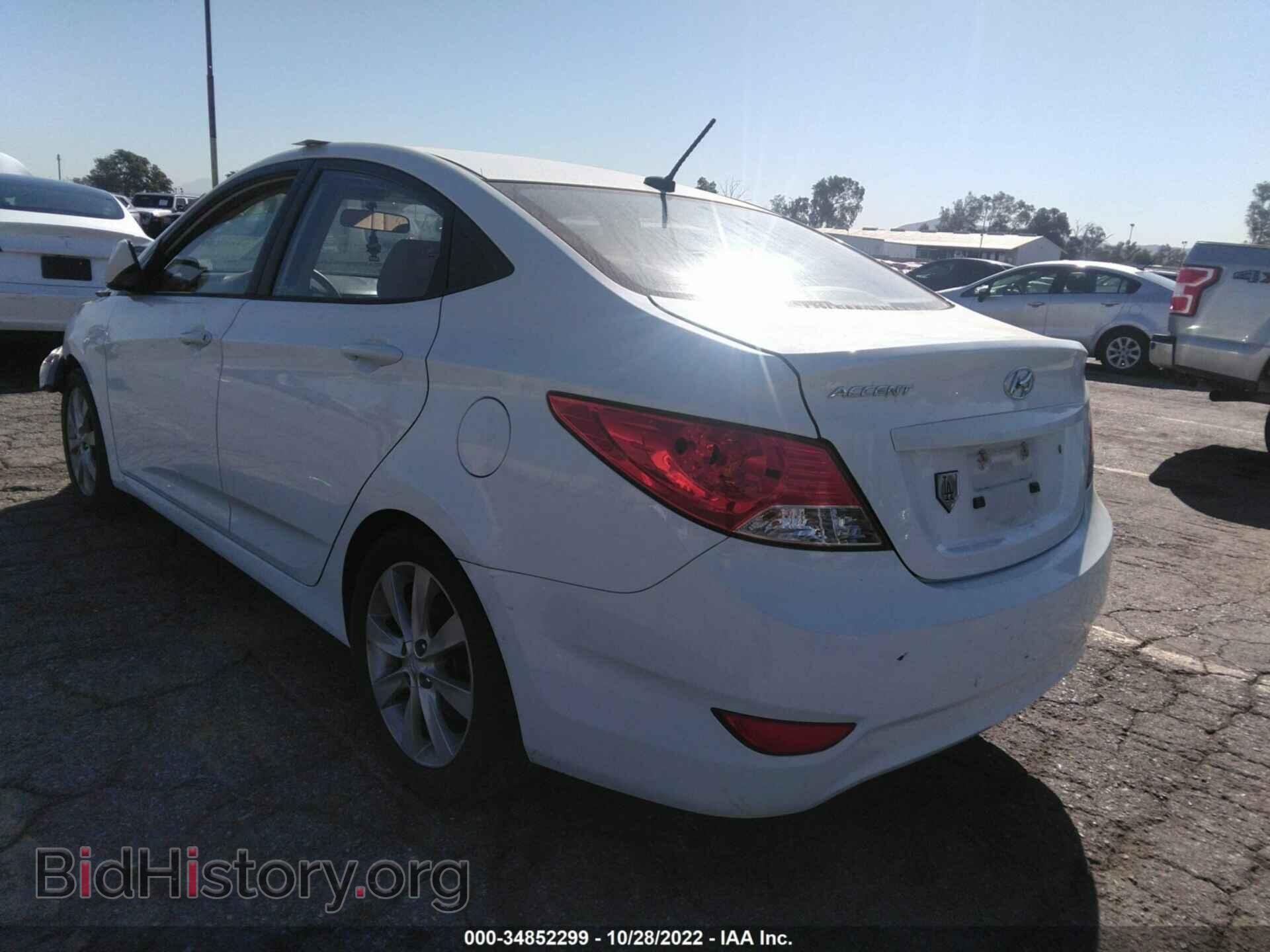 2012 HYUNDAI ACCENT - VIN: KMHCU4AE2CU120720 - Фото 3