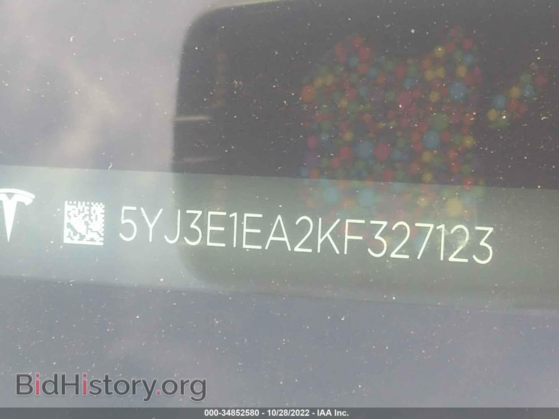 2019 TESLA MODEL 3 - VIN: 5YJ3E1EA2KF327123 - Photo 9