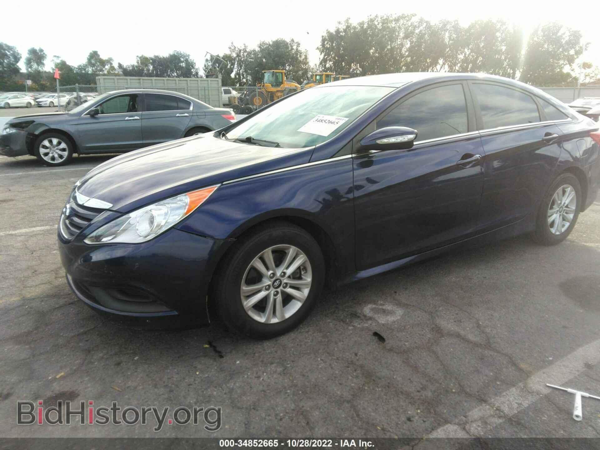 2014 HYUNDAI SONATA - VIN: 5NPEB4AC1EH854389 - Фото 2