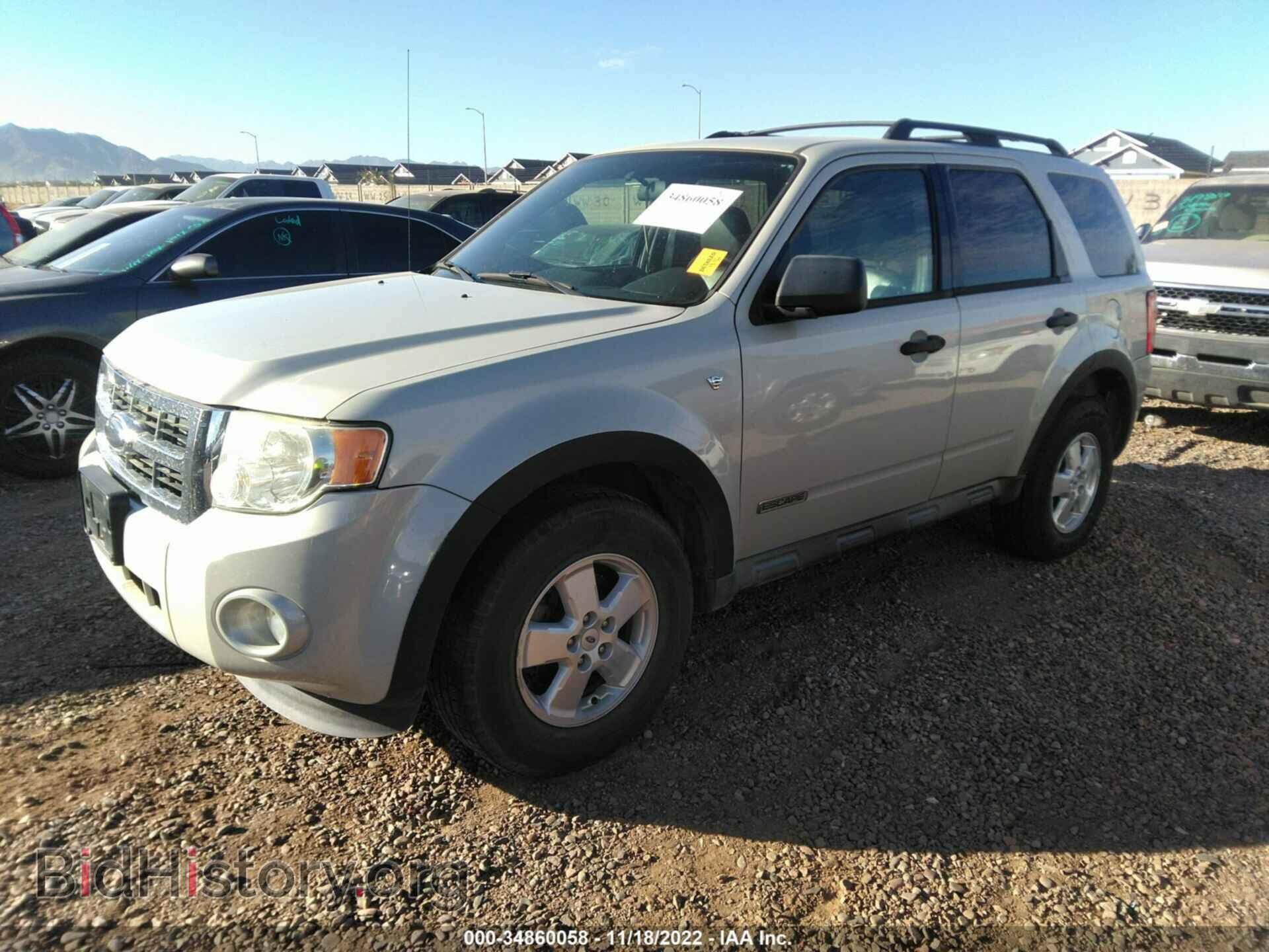 2008 FORD ESCAPE - VIN: 1FMCU93158KE36736 - Фото 2