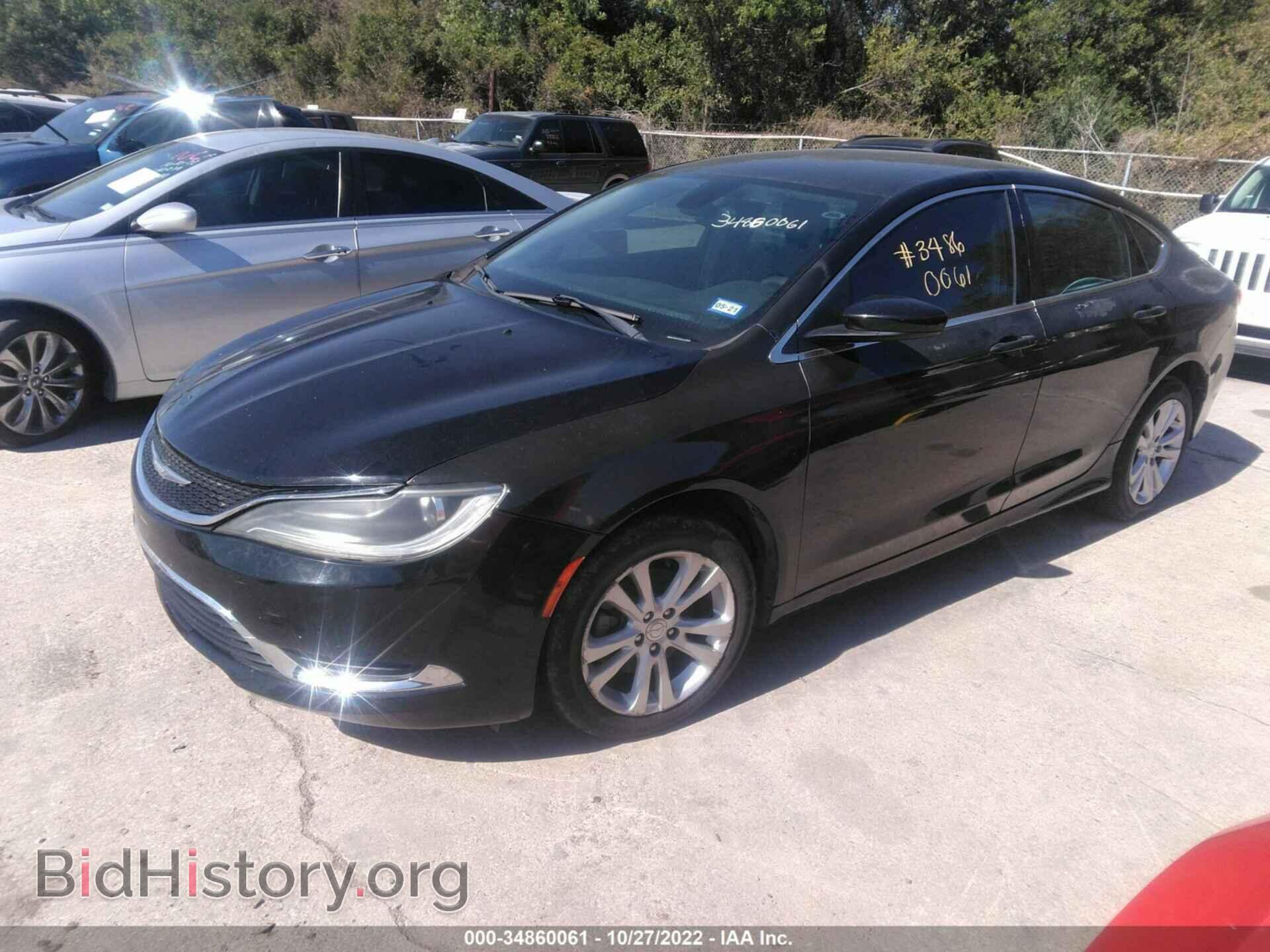 2015 CHRYSLER 200 - VIN: 1C3CCCAB3FN566773 - Фото 2