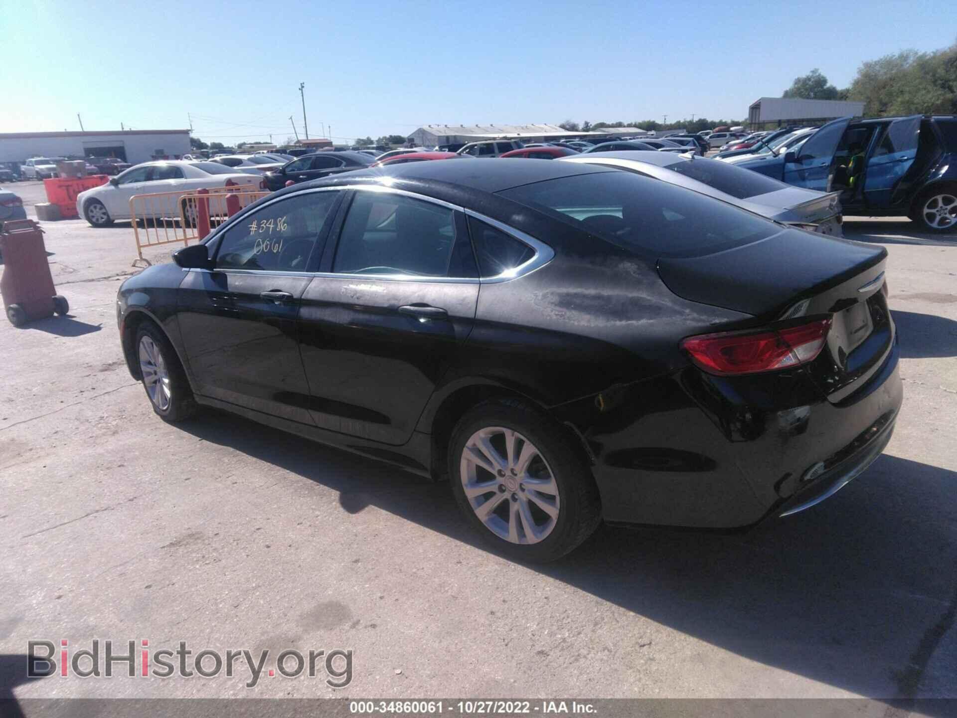 2015 CHRYSLER 200 - VIN: 1C3CCCAB3FN566773 - Фото 3