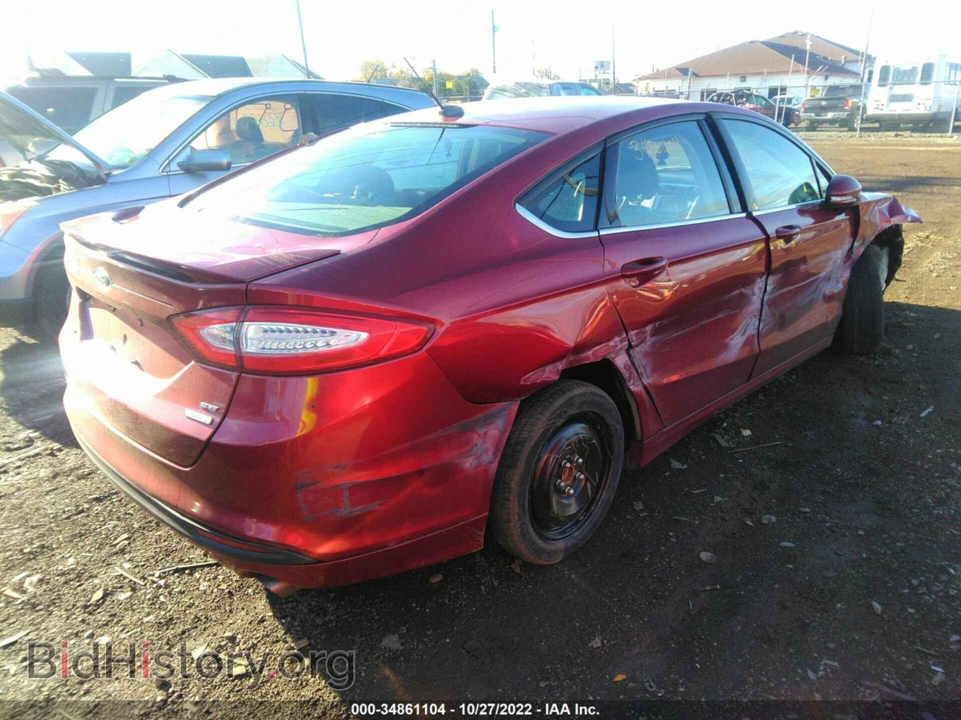 2013 FORD FUSION - VIN: 3FA6P0HR8DR111612 - Фото 4