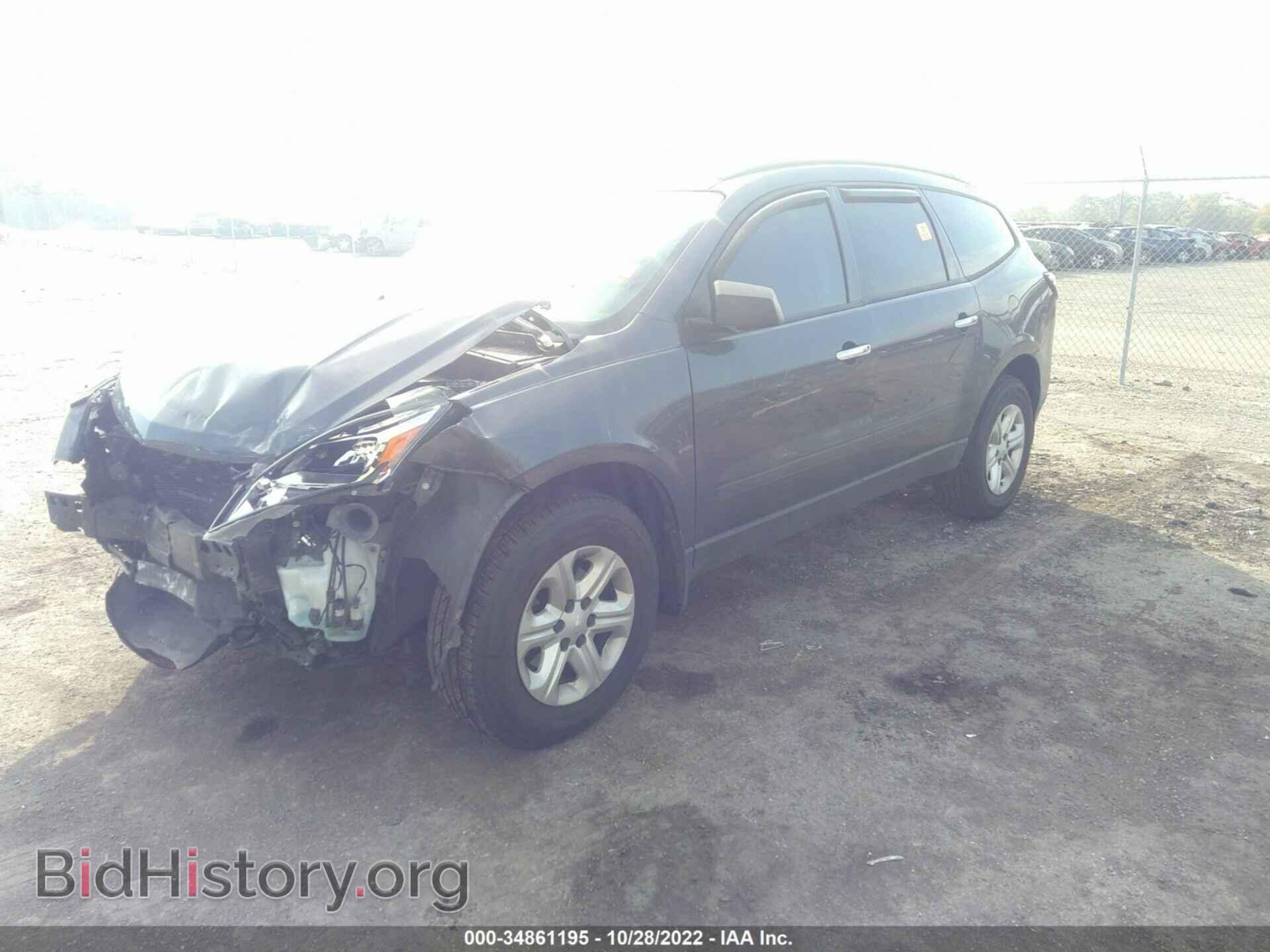2014 CHEVROLET TRAVERSE - VIN: 1GNKRFED5EJ169503 - Фото 2