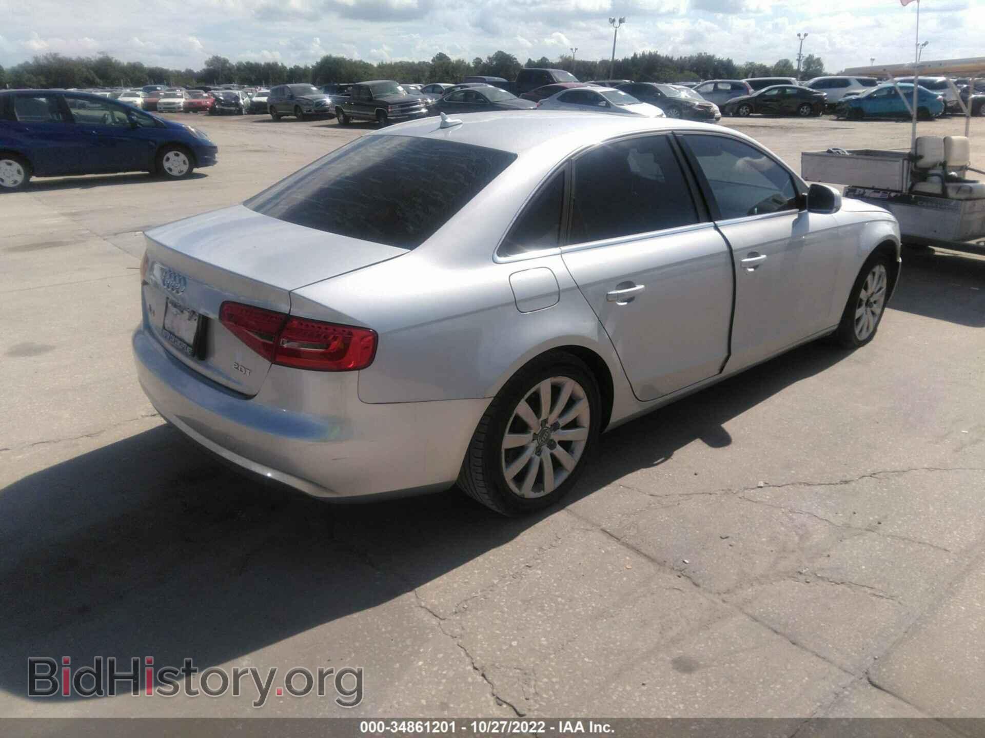 2013 AUDI A4 - VIN: WAUAFAFL1DN031743 - Фото 4