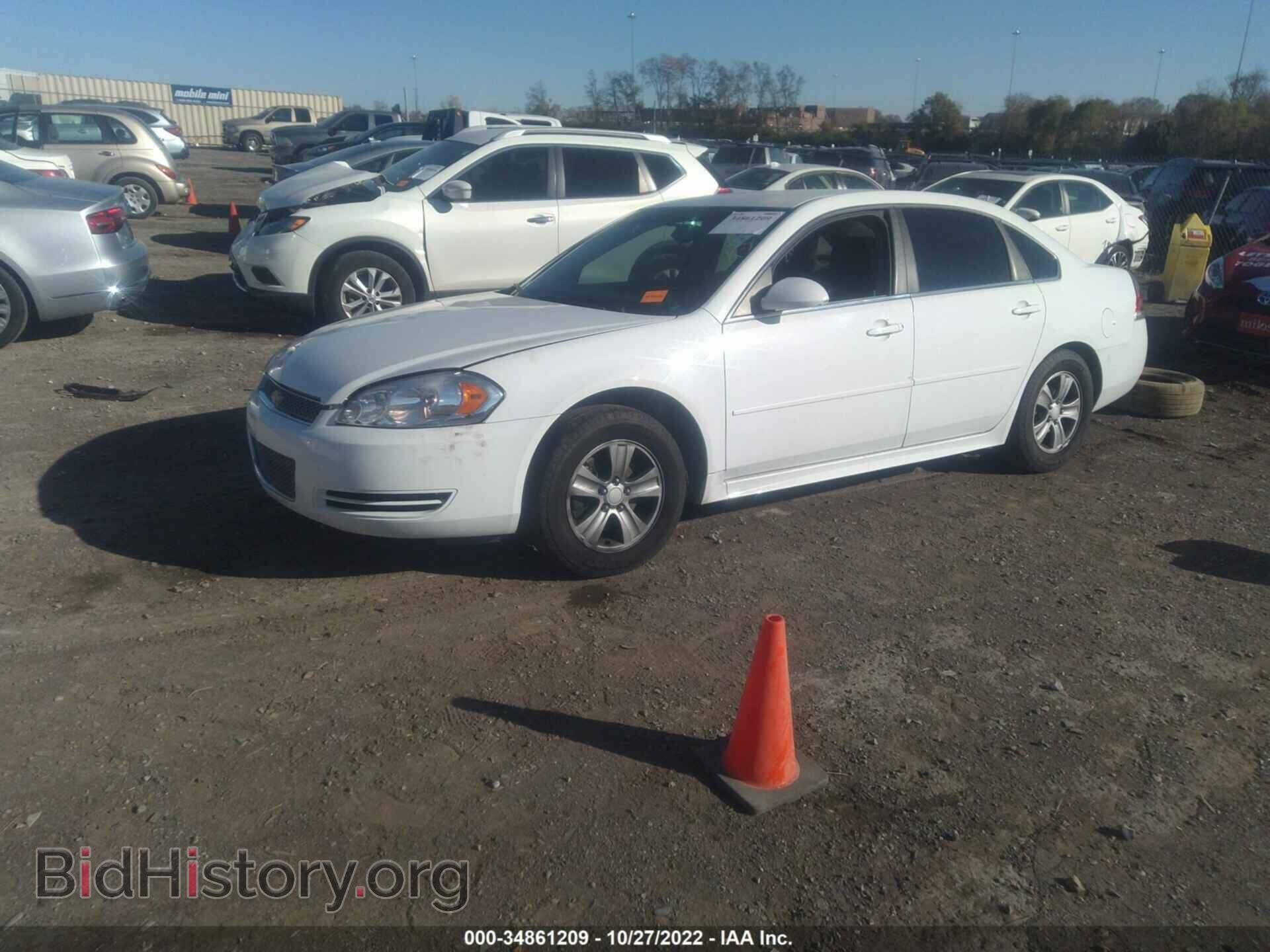 2013 CHEVROLET IMPALA - VIN: 2G1WF5E33D1134934 - Фото 2