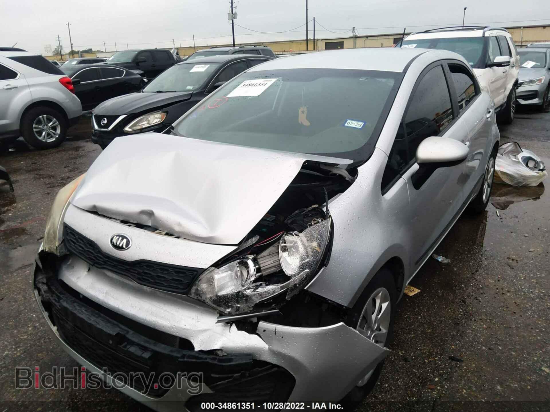 2015 KIA RIO - VIN: KNADM5A33F6518103 - Фото 2